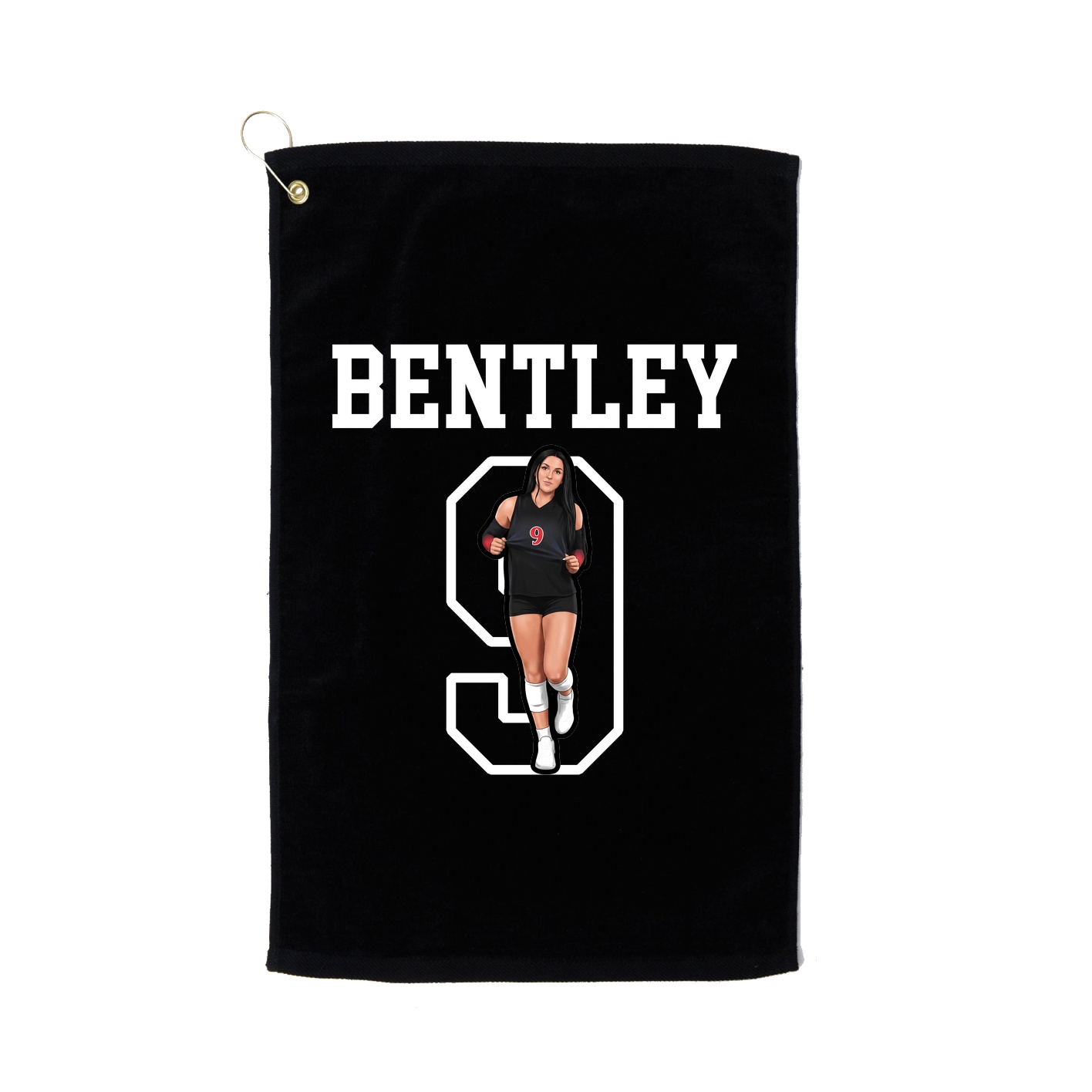 Golf Towel — Shirsey in Black