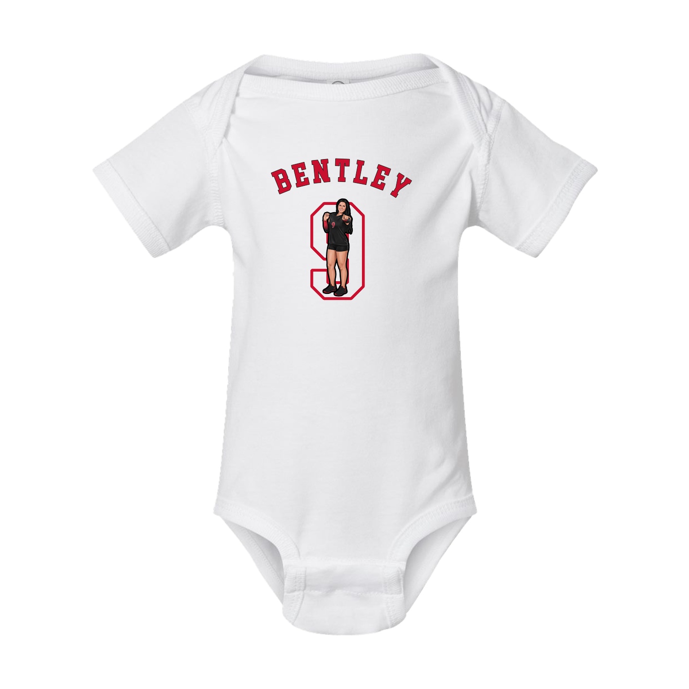Baby Onesie — Shirsey Arch in White