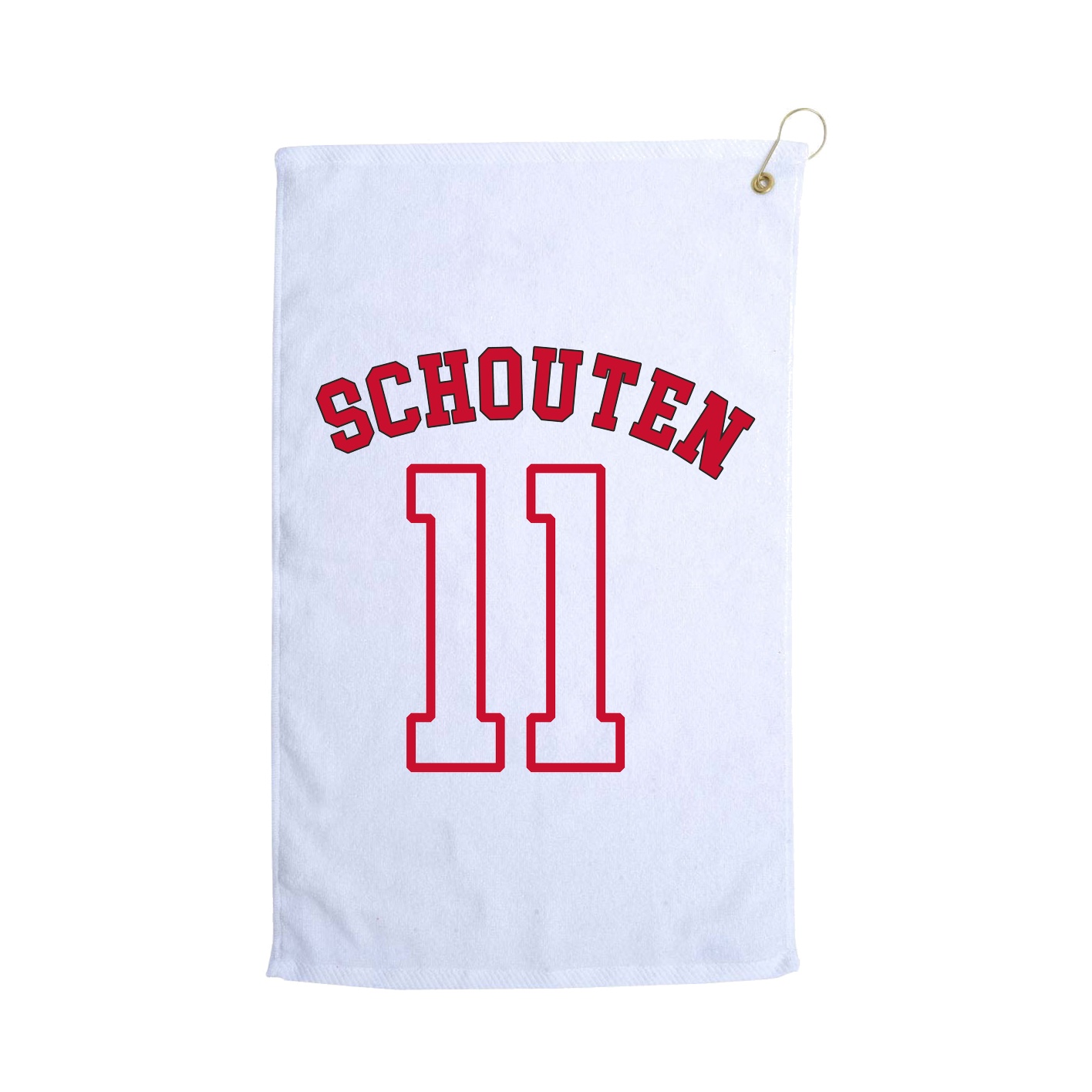 Golf Towel — Shirsey Arch in White