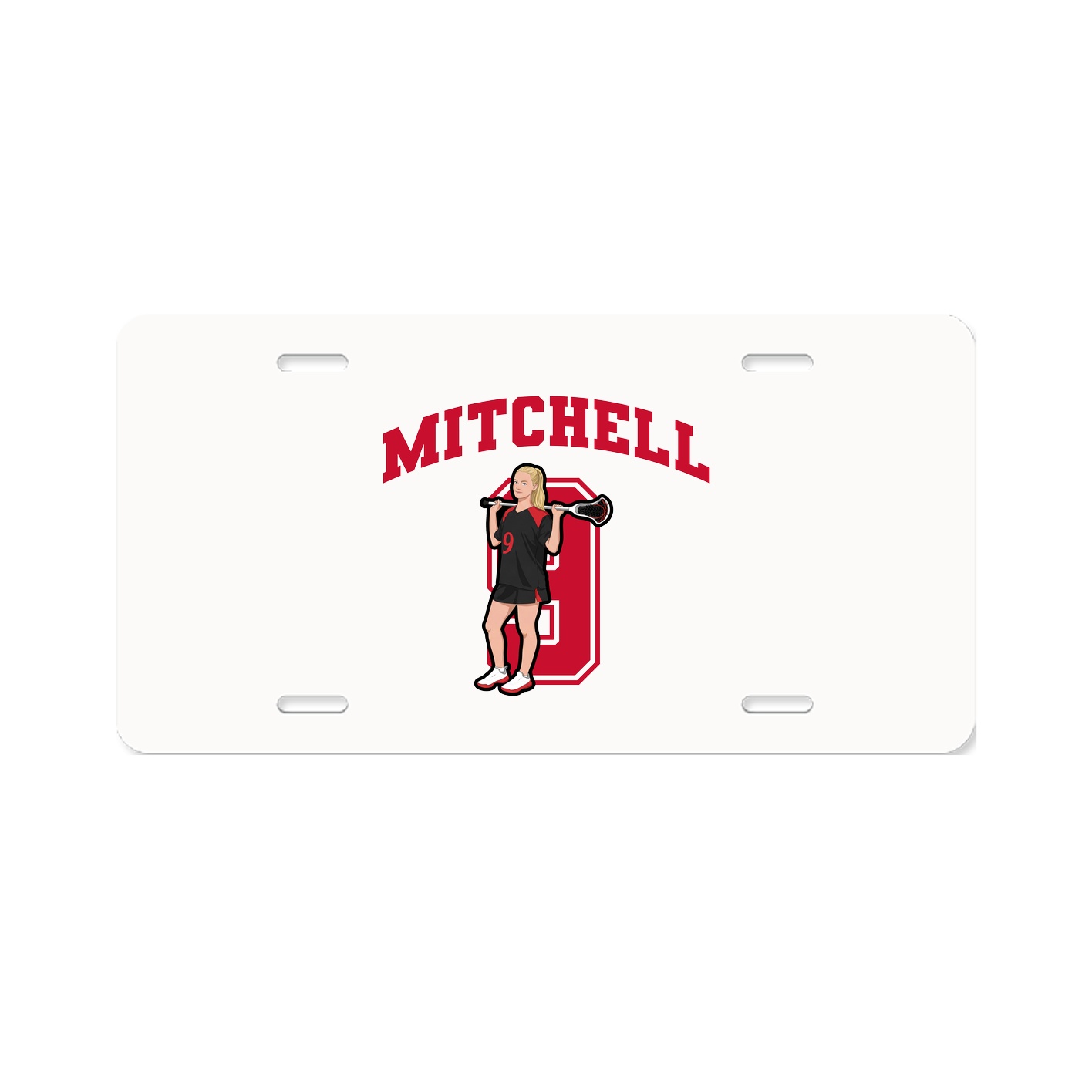 License Plate — Number in Classic