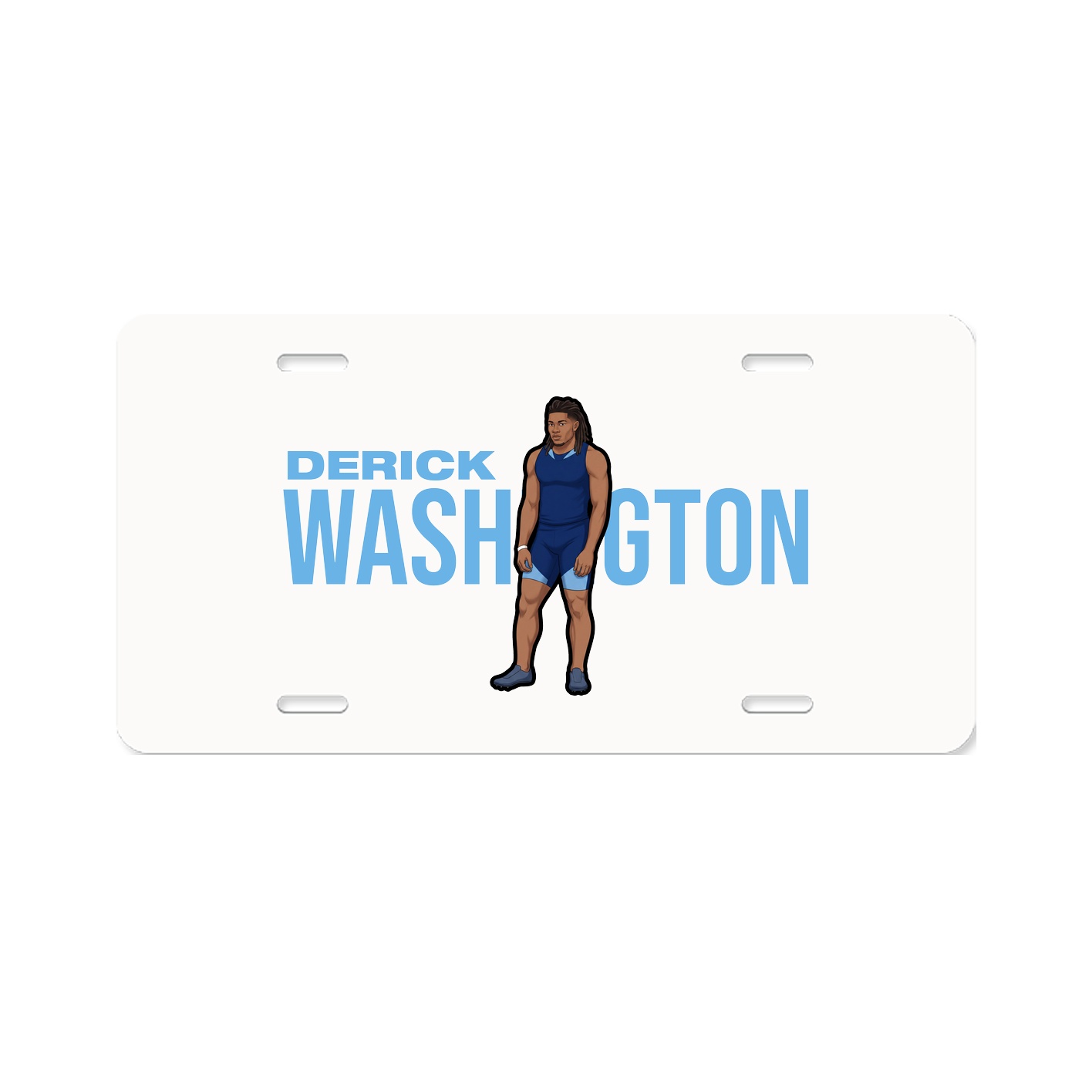 License Plate — Player Name in Classic