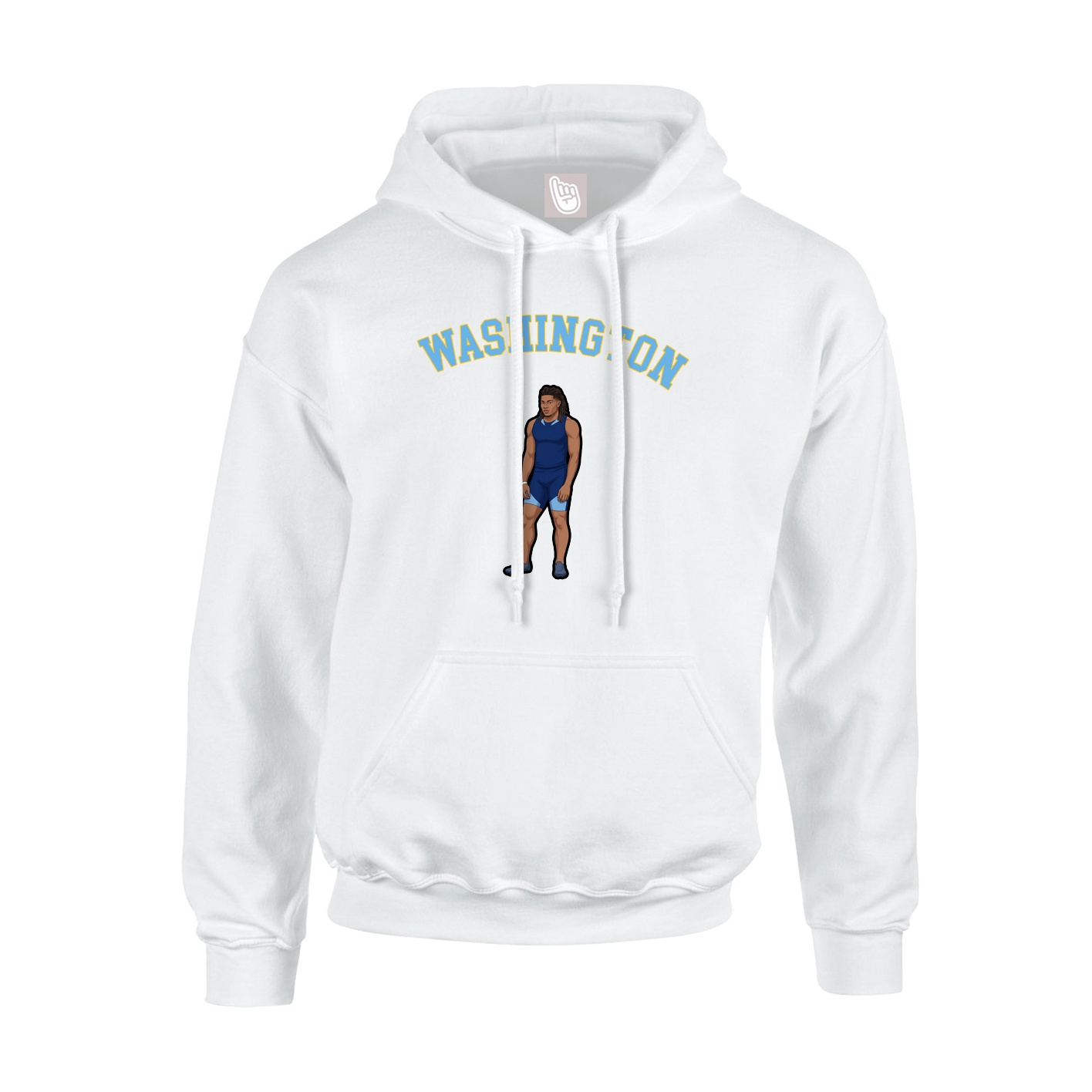 Youth Hoodie — Shirsey Arch in White