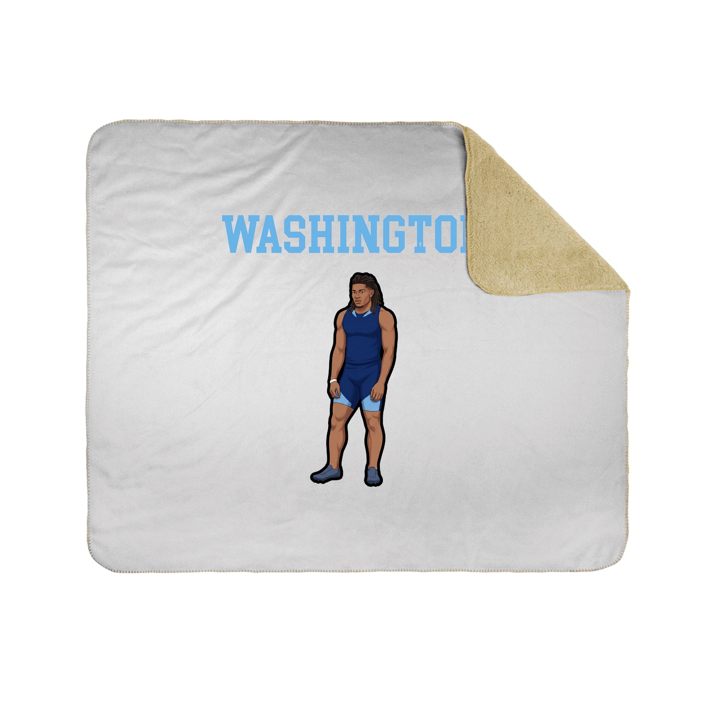 Throw Blanket — Shirsey in White