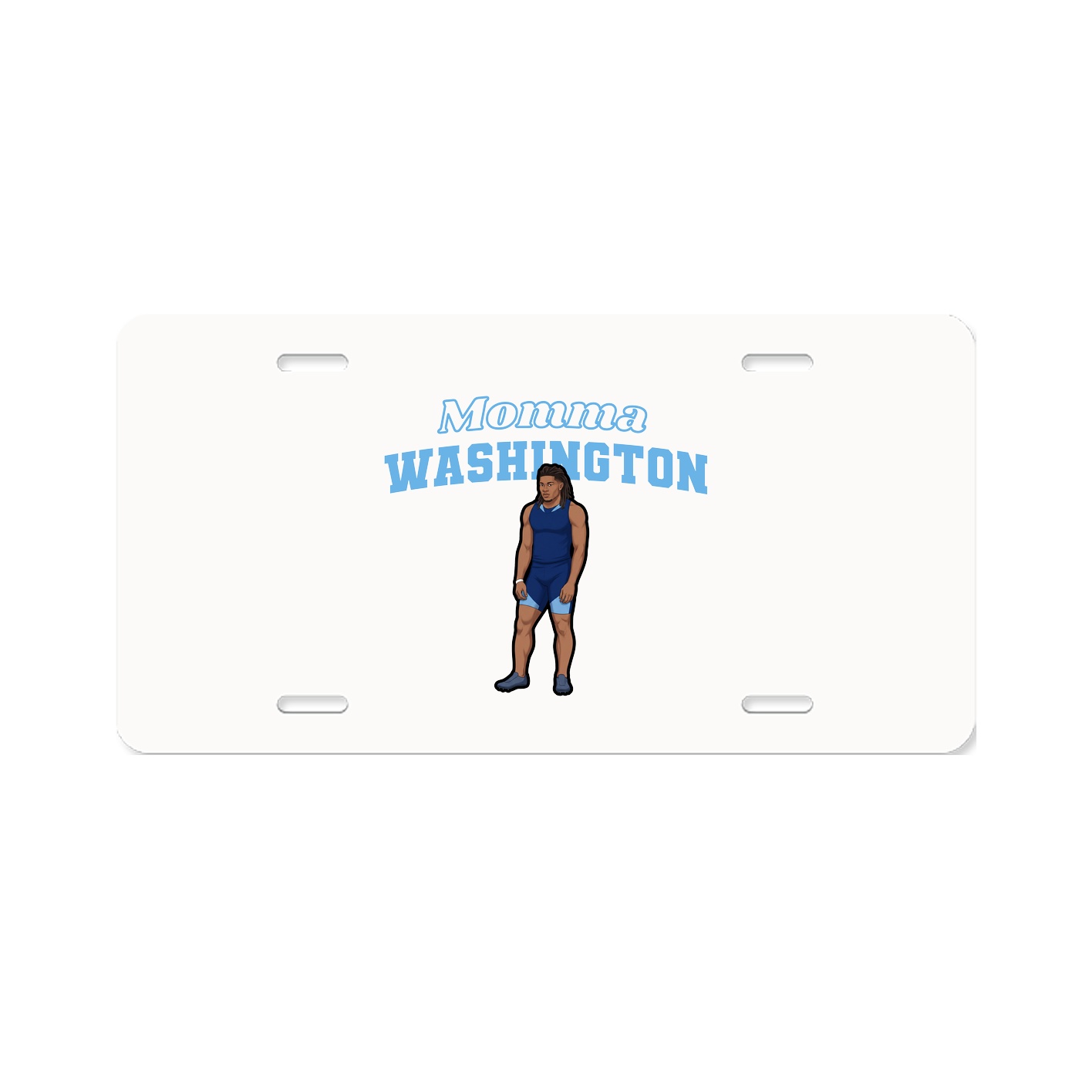 License Plate — Mothers Day Block in Classic