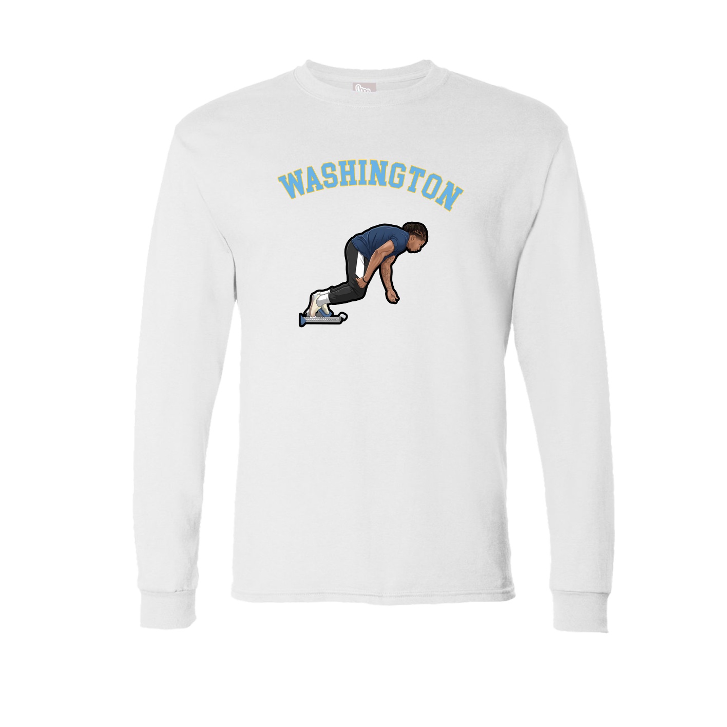 Long Sleeve Tee — Shirsey Arch in White