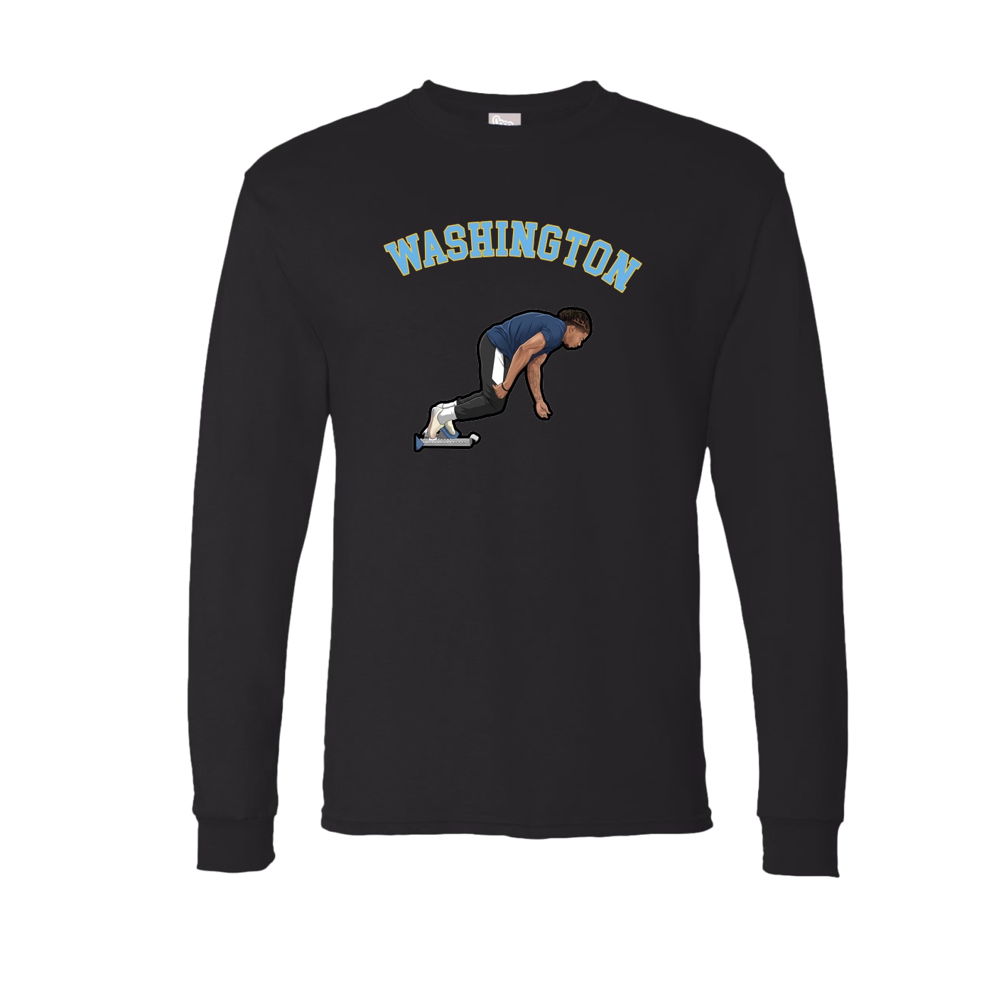 Long Sleeve Tee — Shirsey Arch in Black