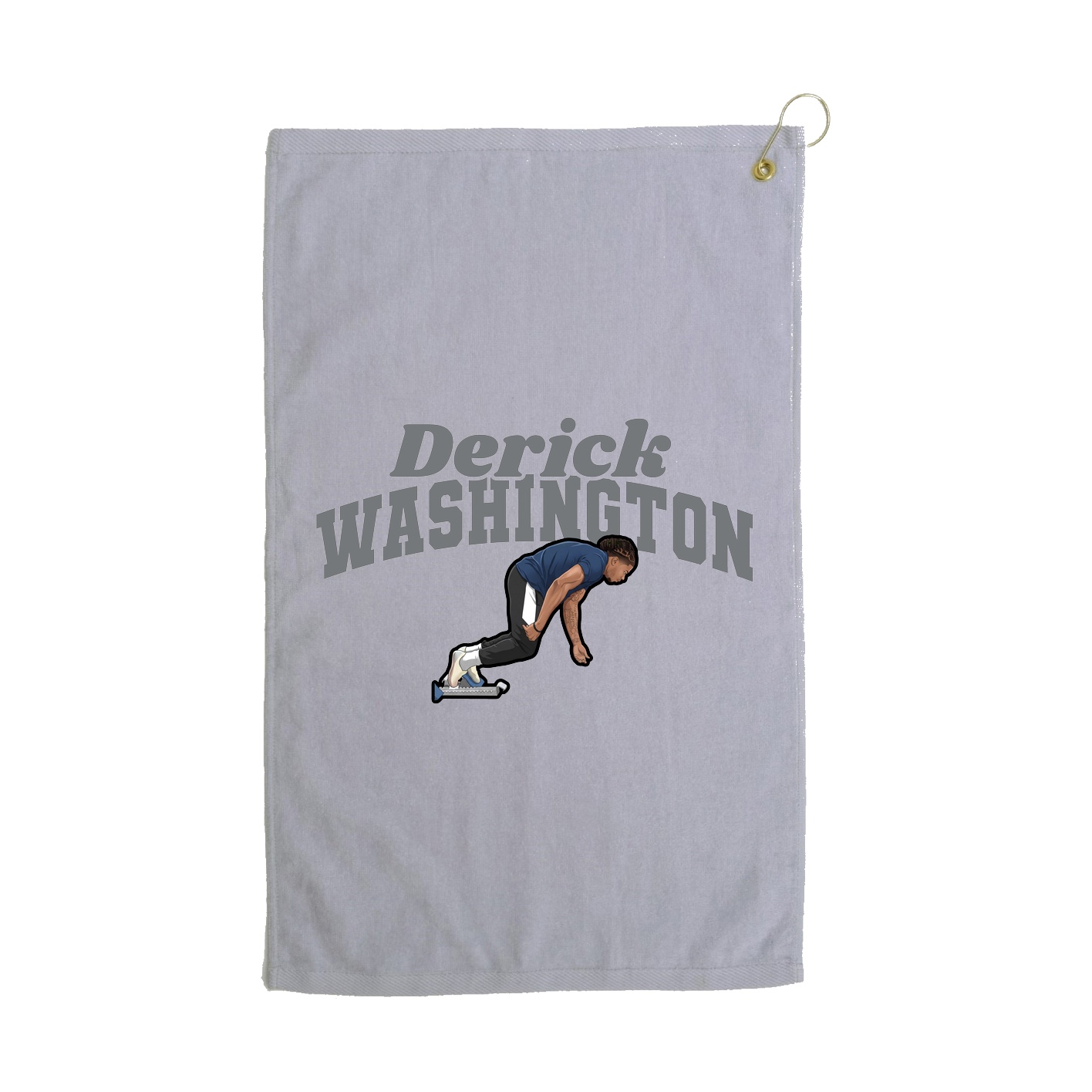 Golf Towel — Signature Arch in Grey