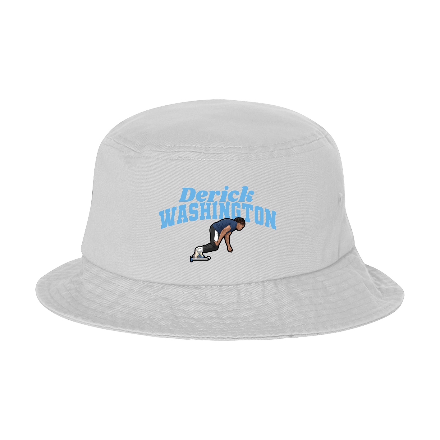 Bucket Cap — Signature Arch in White