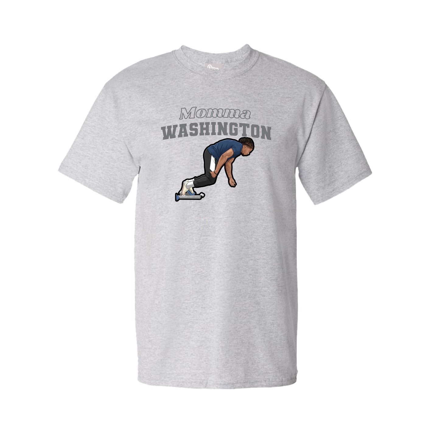 Youth Tee — Mothers Day Block in Grey