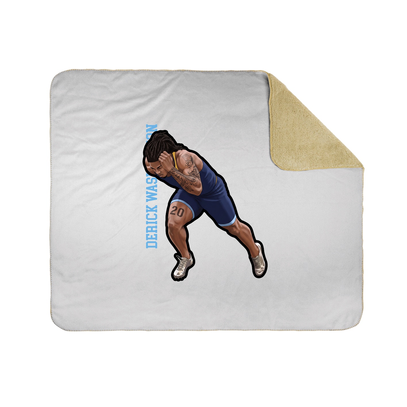 50x60 Sherpa Lined Throw Blanket