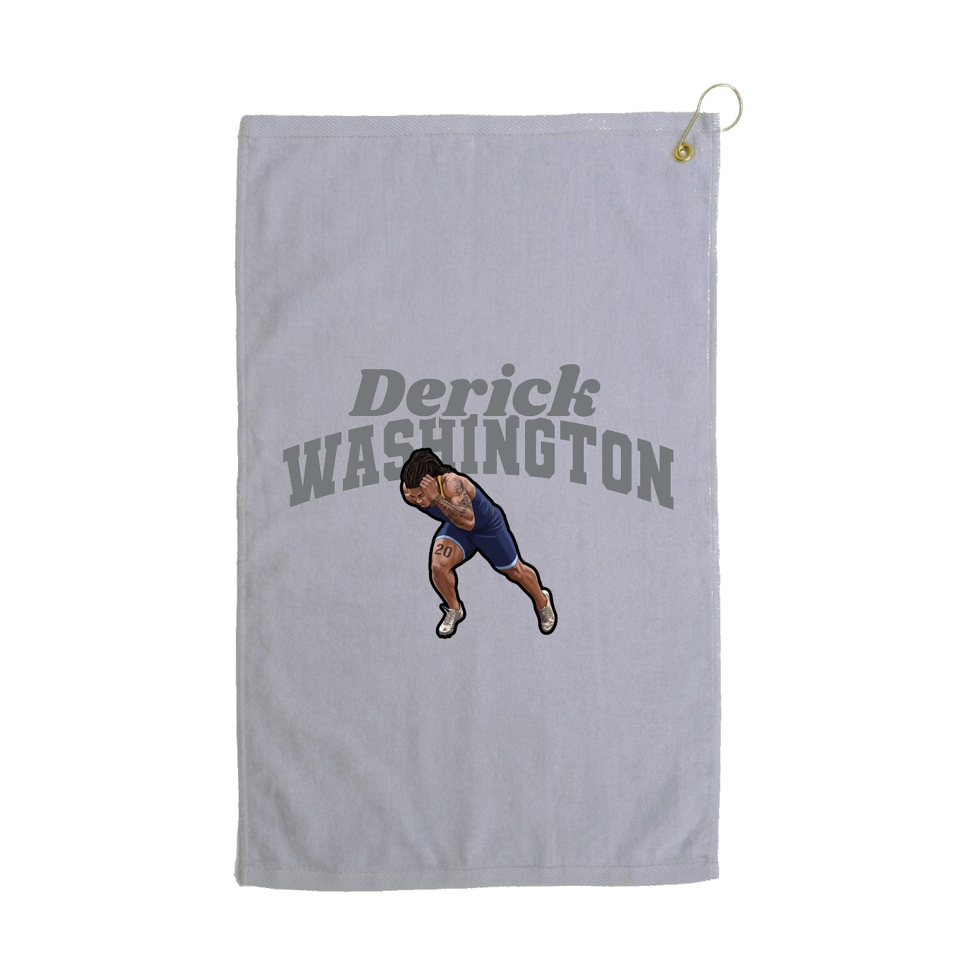 Golf Towel — Signature Arch in Grey
