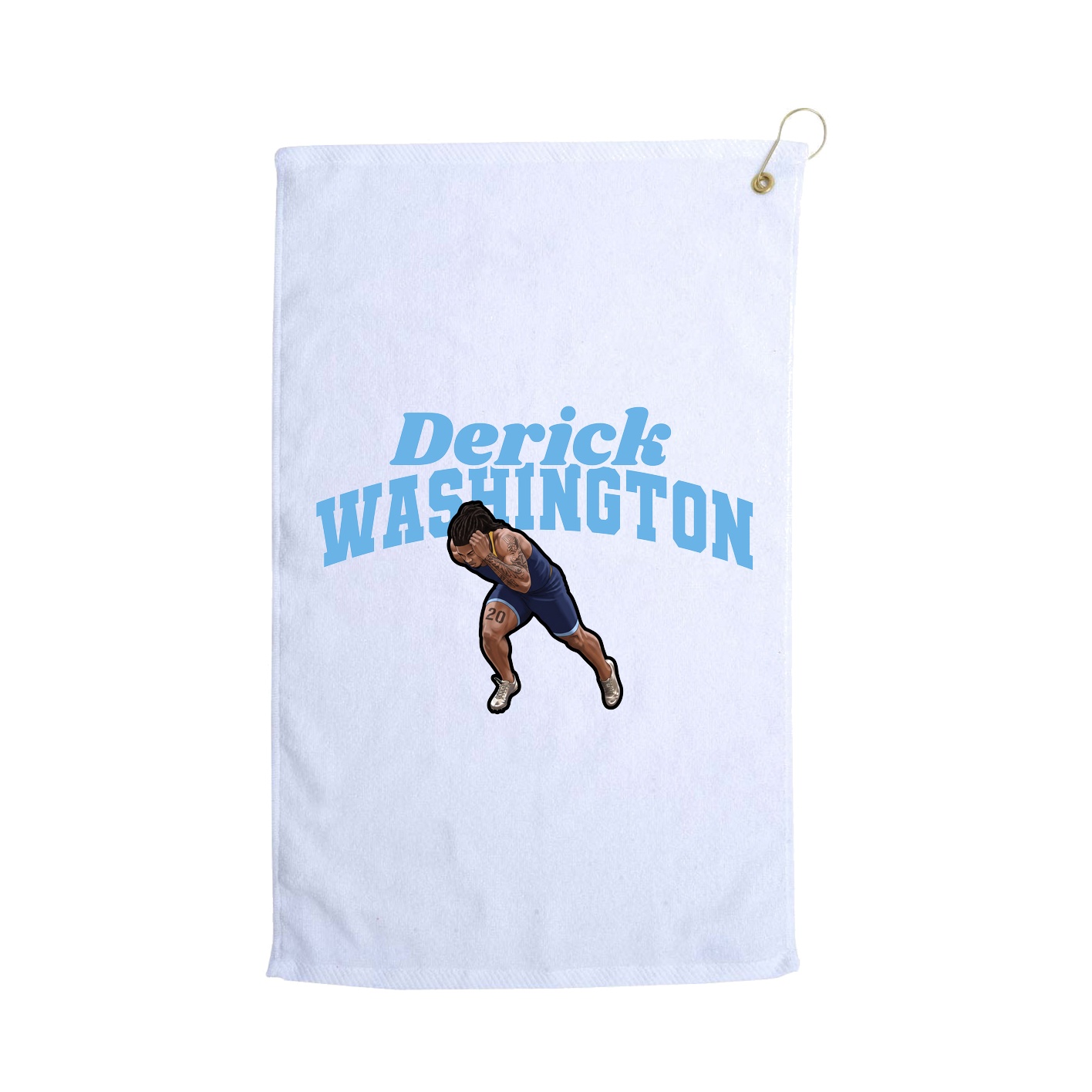 Golf Towel — Signature Arch in White