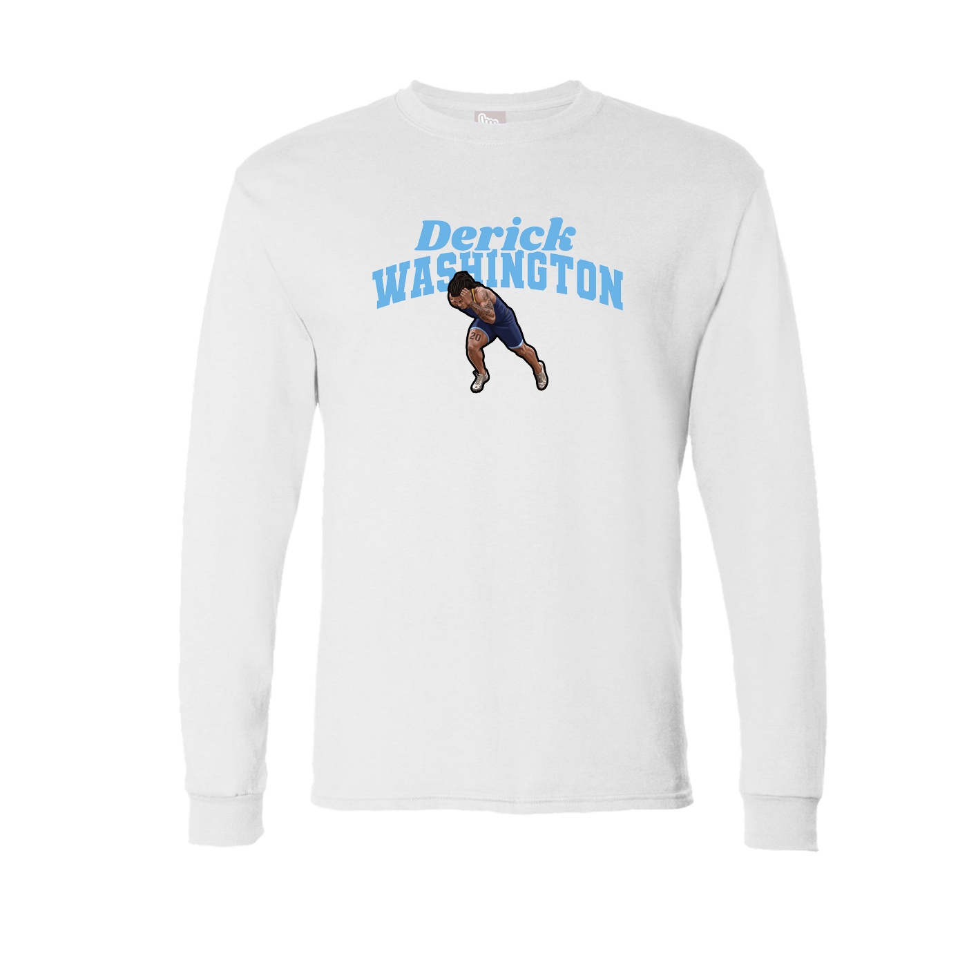 Long Sleeve Tee — Signature Arch in White