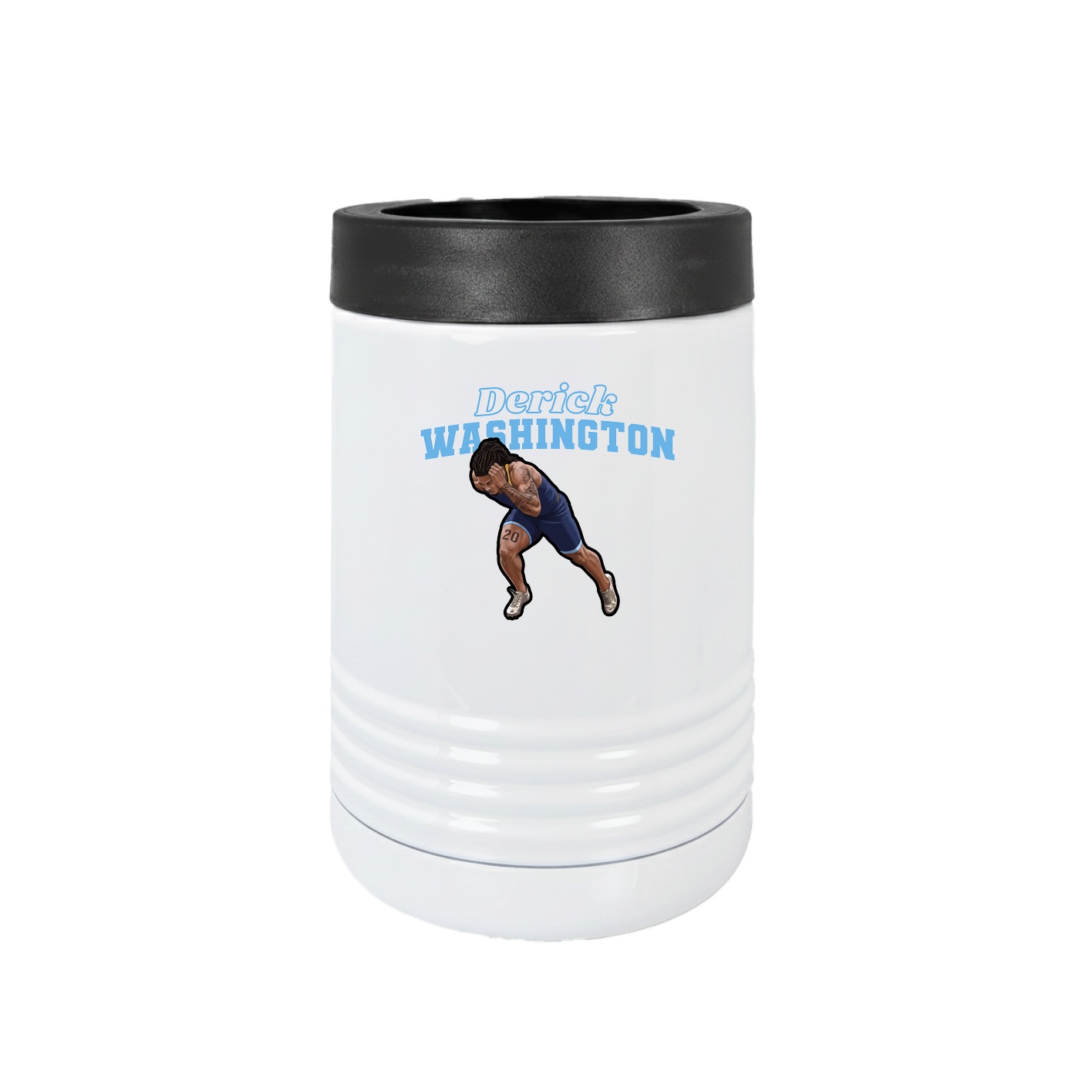 Beverage Holder — Name Arch in White