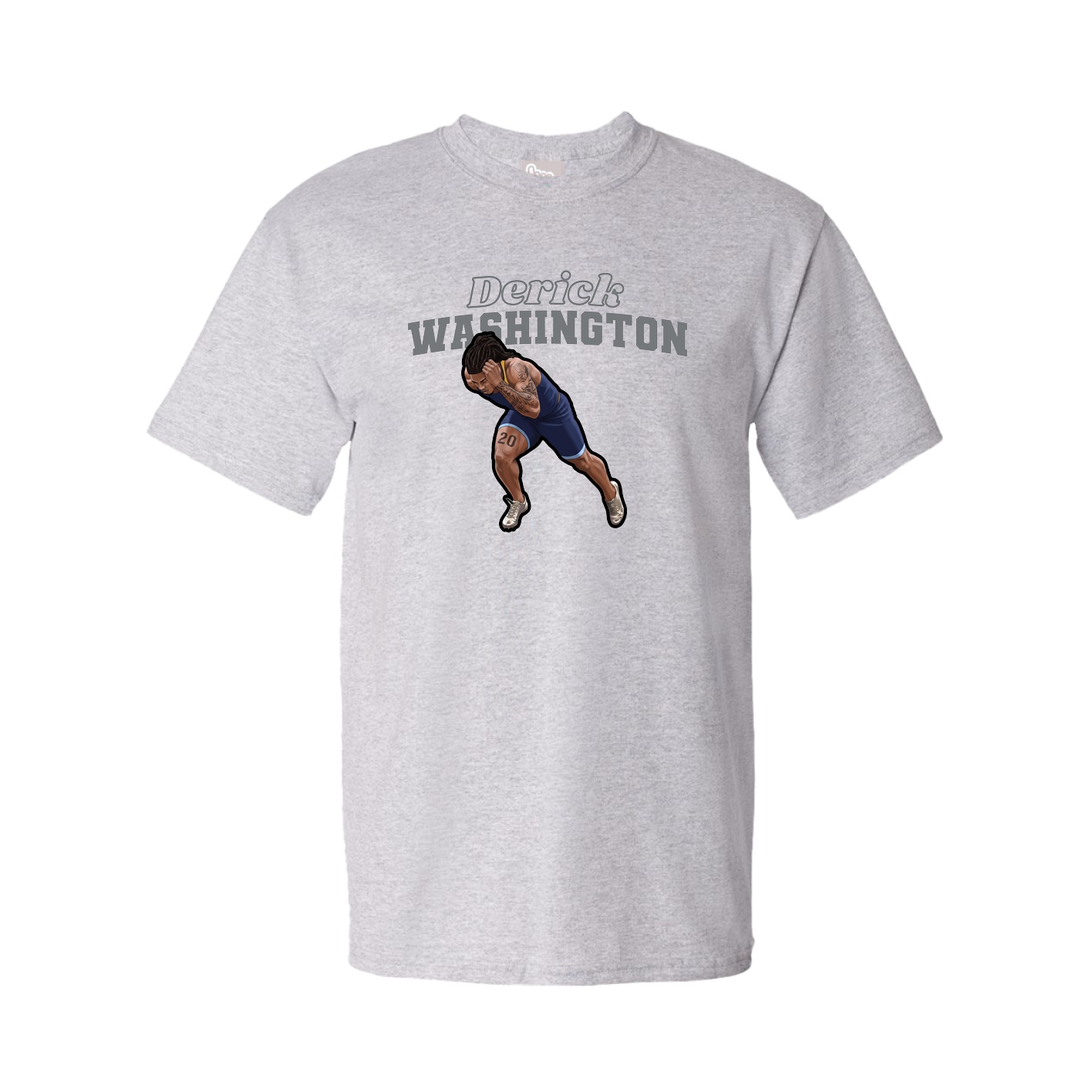 Tee — Name Arch in Grey