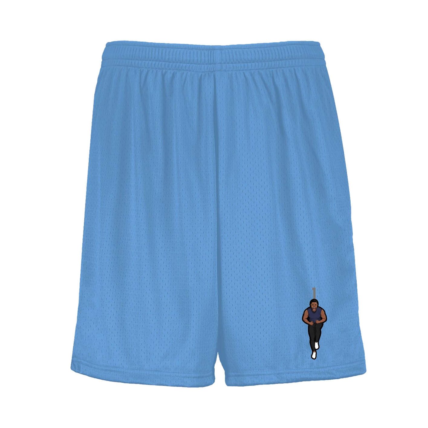Shorts — Number Top in Light Blue