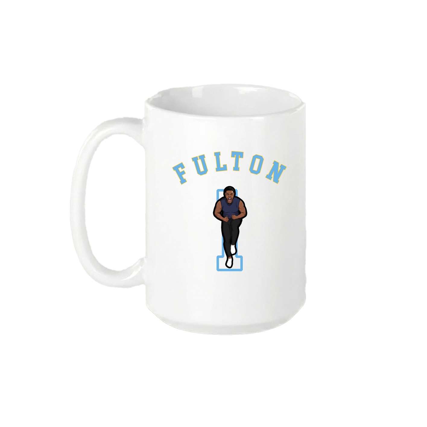 15oz Coffee Mug — Shirsey Arch in White