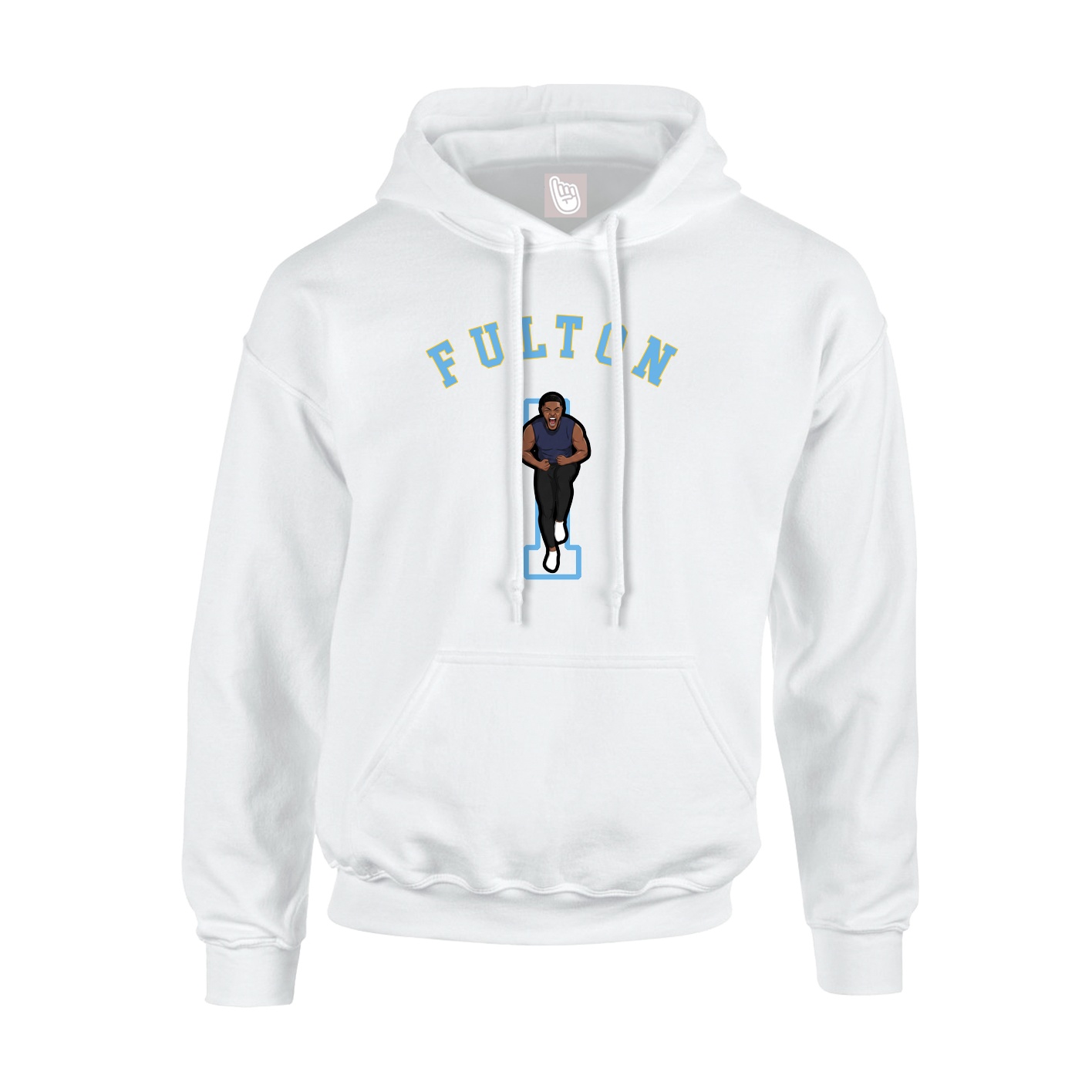 Youth Hoodie — Shirsey Arch in White