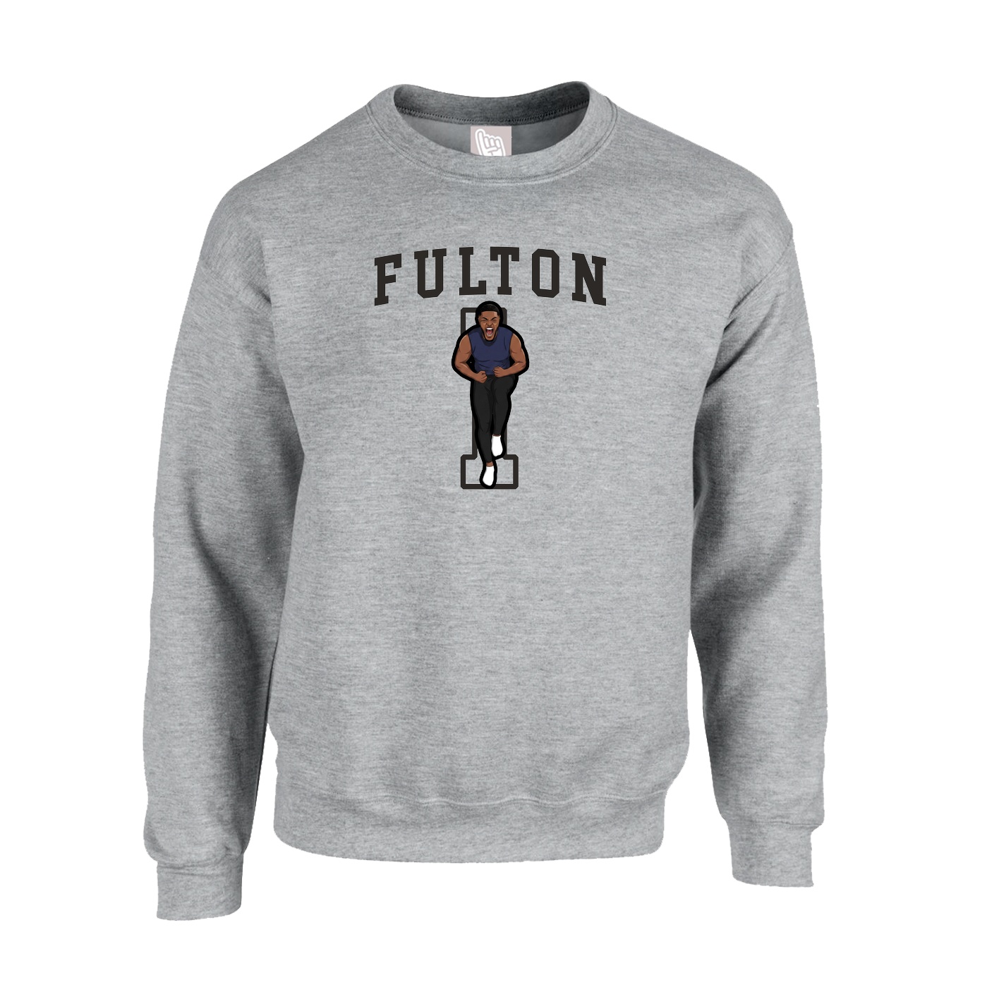 Fleece Crew — Shirsey in Grey