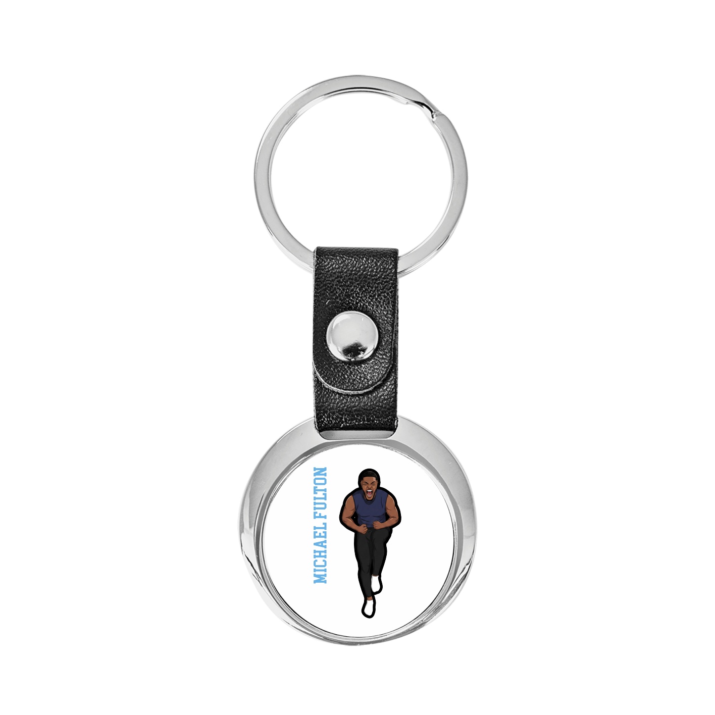 Key Chain — Name Vertical in Classic