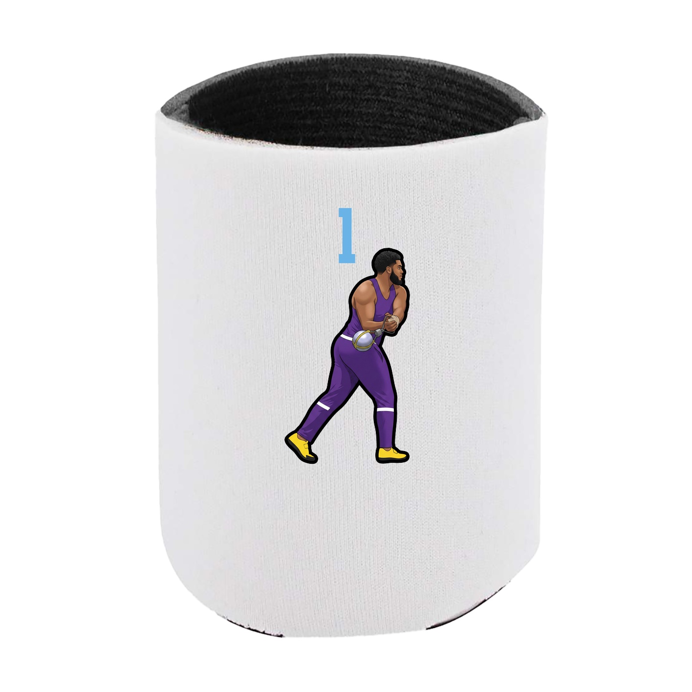 Can Holder — Number Top in White
