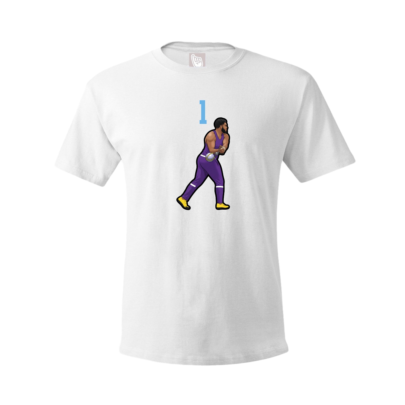 Tee — Number Top in White