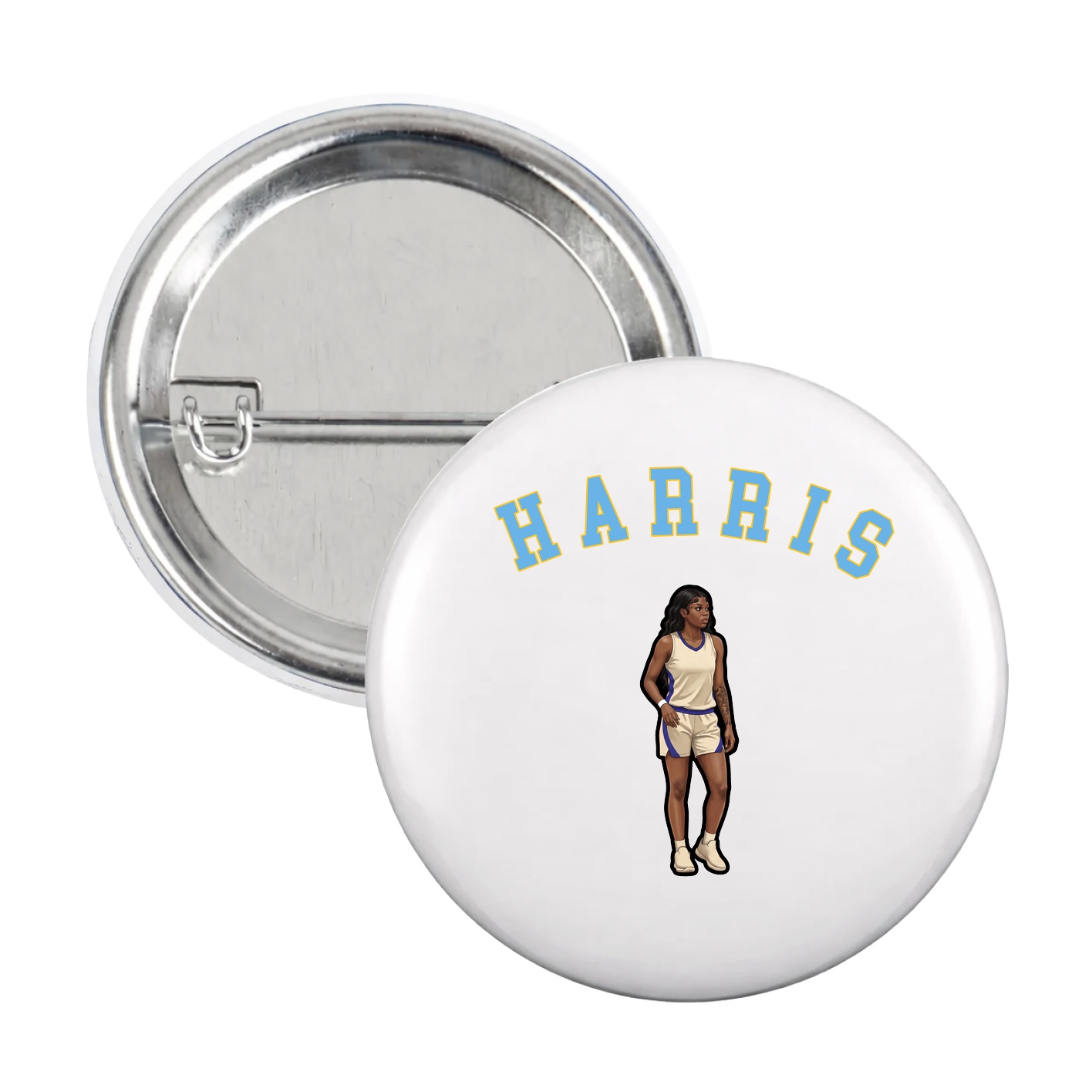Game Day Button — Shirsey Arch in White