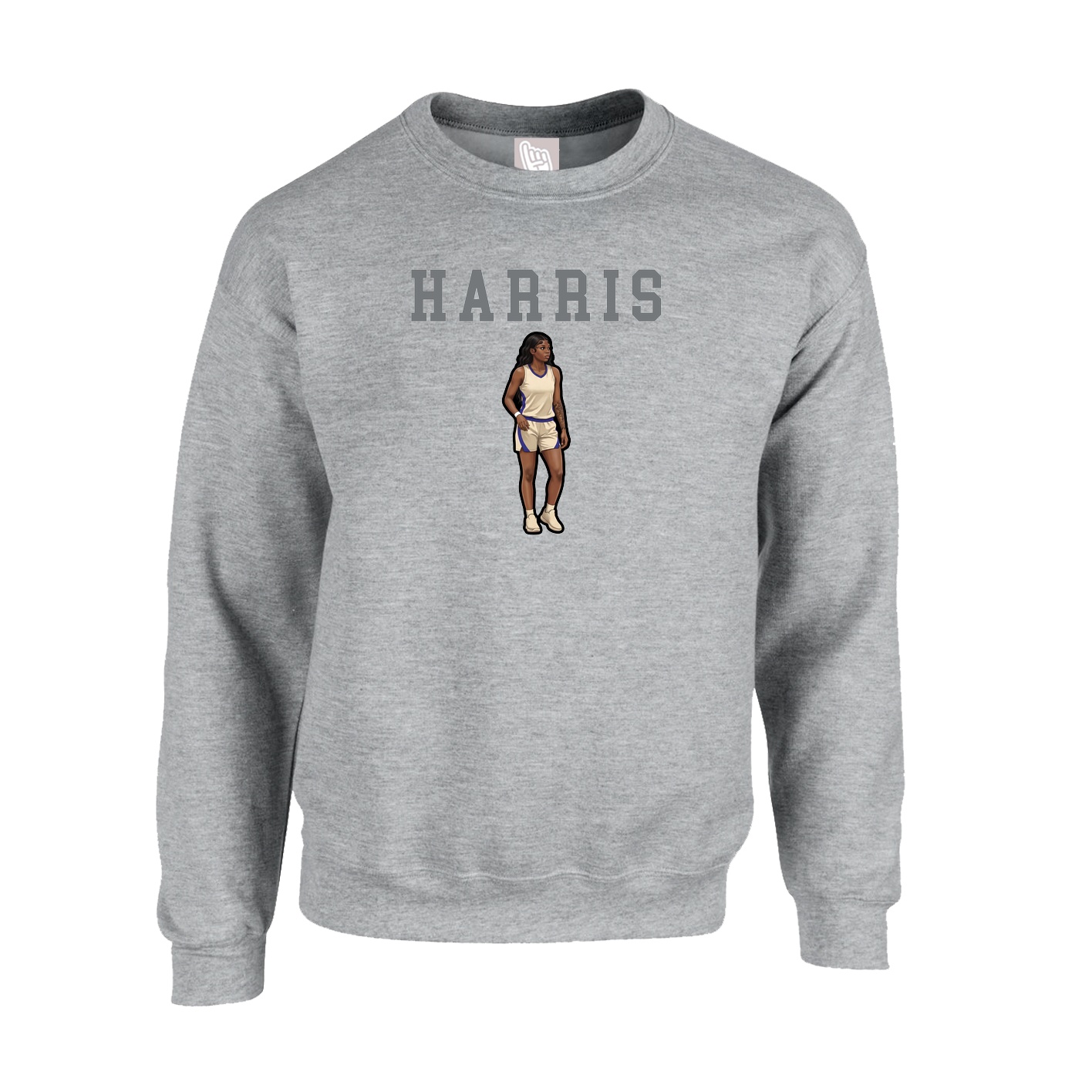 Fleece Crew — Shirsey in Grey