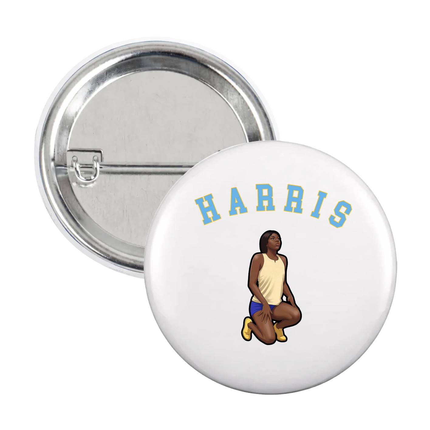 Game Day Button — Shirsey Arch in White