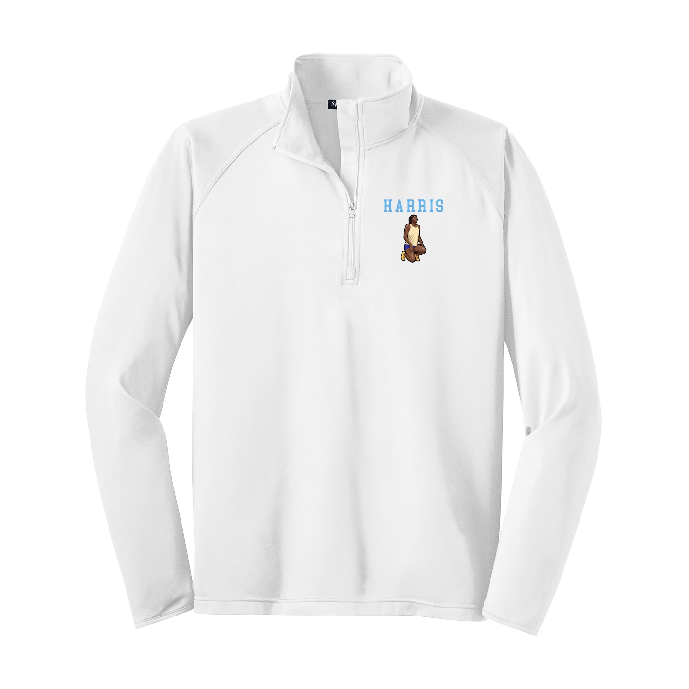 Q-Zip Pullover — Shirsey in White