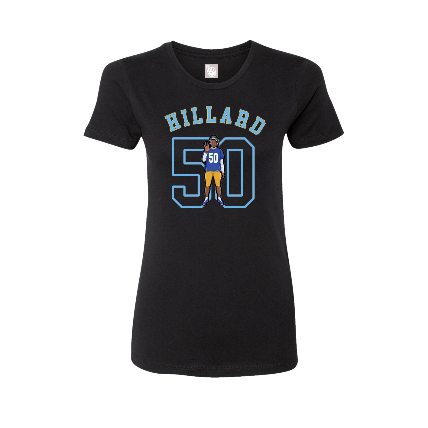 Fitted Women's Tee — Shirsey Arch in Black