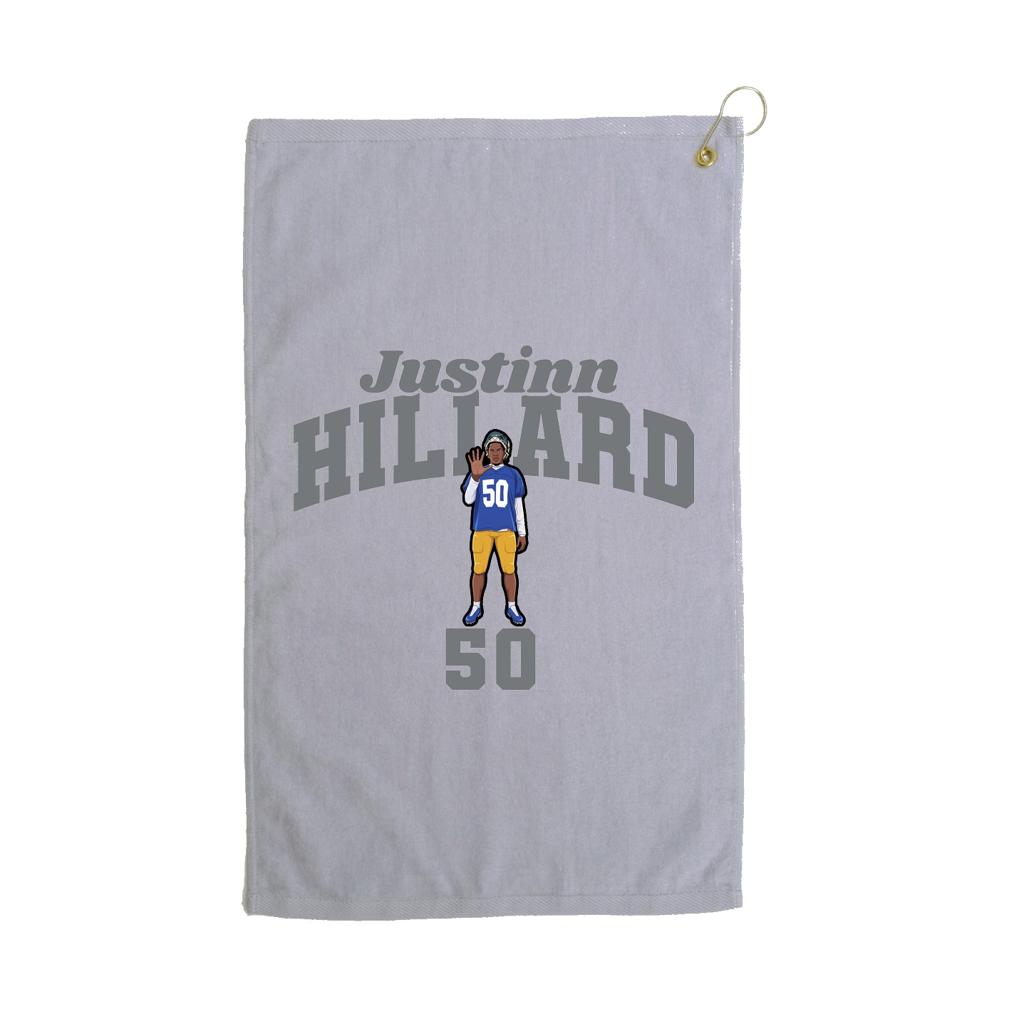 Golf Towel — Signature Arch in Grey
