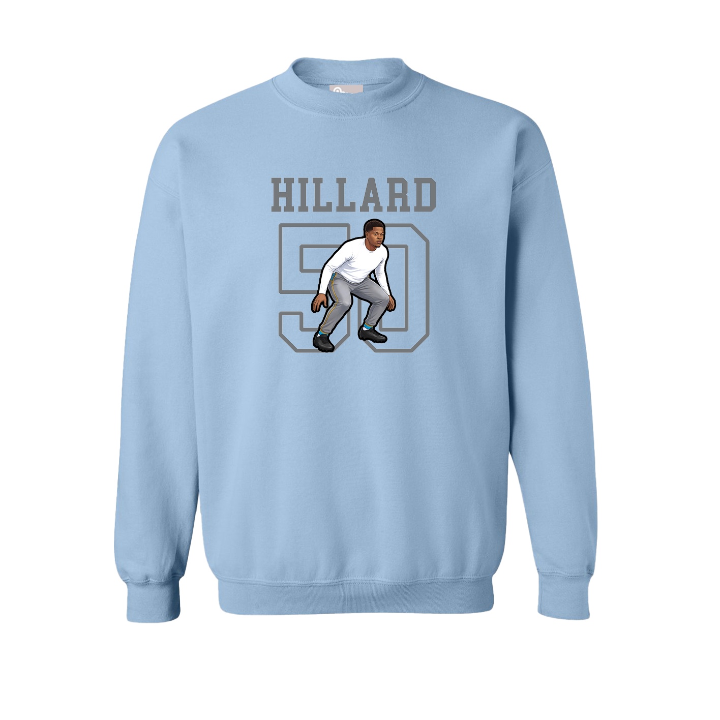 Fleece Crew — Shirsey in Light Blue