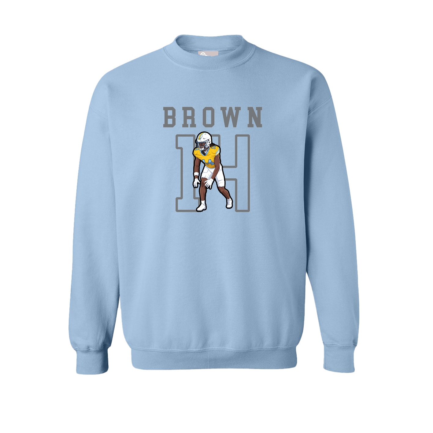 Fleece Crew — Shirsey in Light Blue
