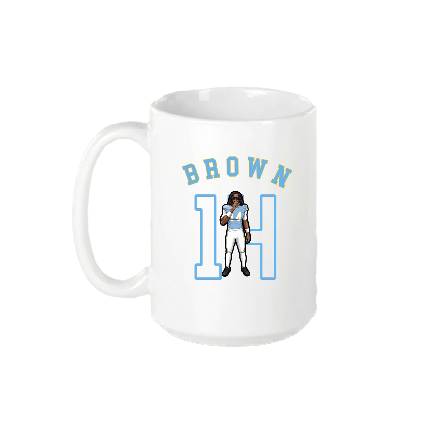 15oz Coffee Mug — Shirsey Arch in White