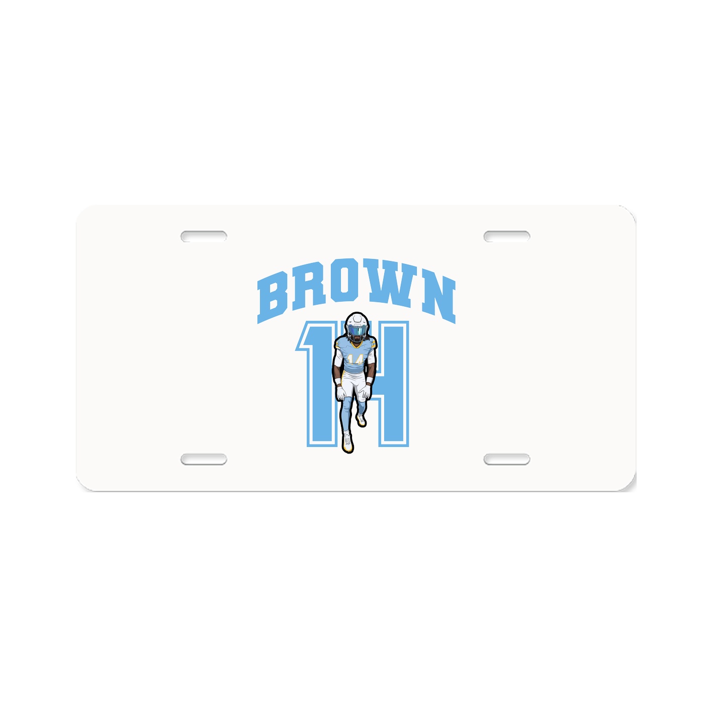 License Plate — Number in Classic