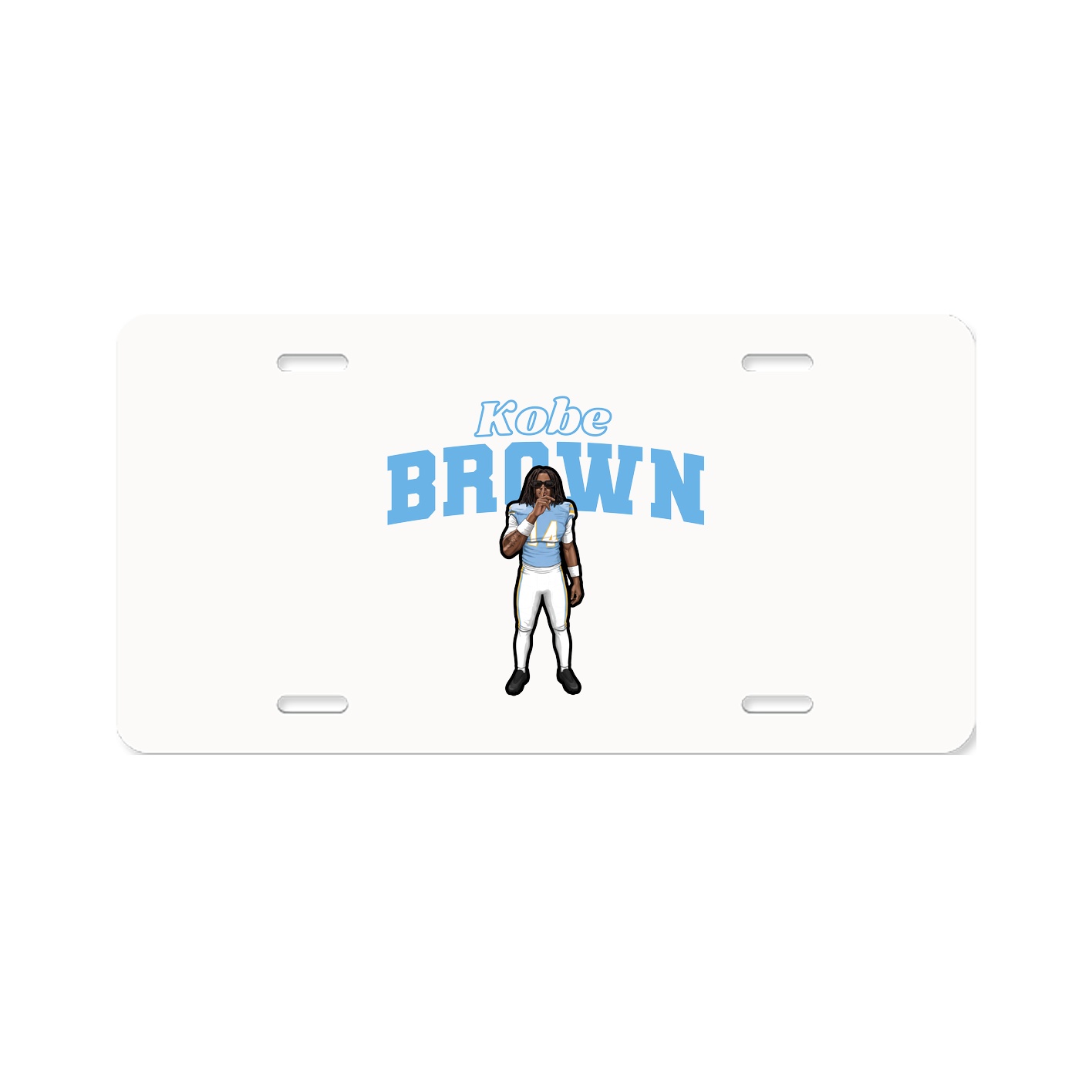 License Plate — Name Arch in Classic