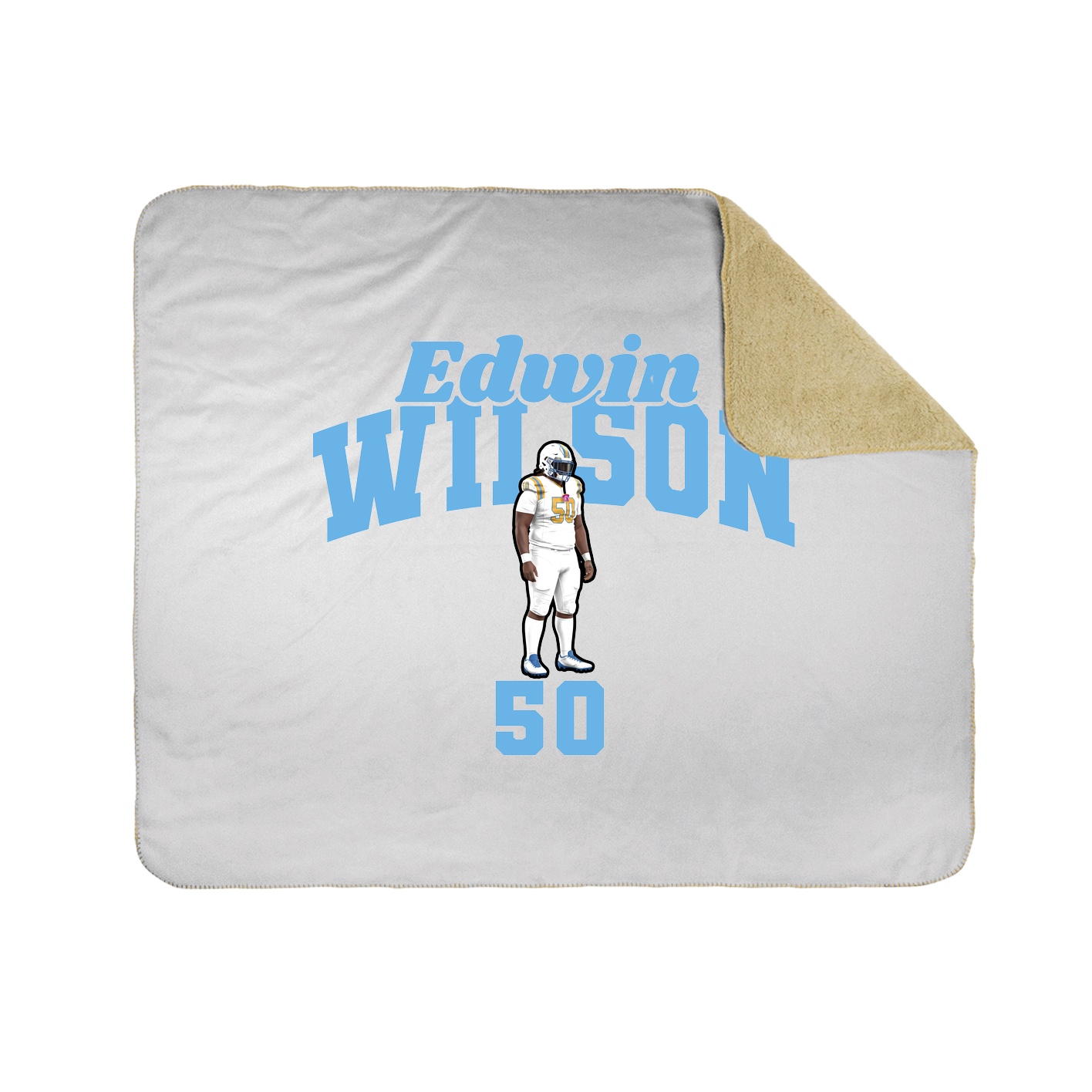 Throw Blanket — Signature Arch in White