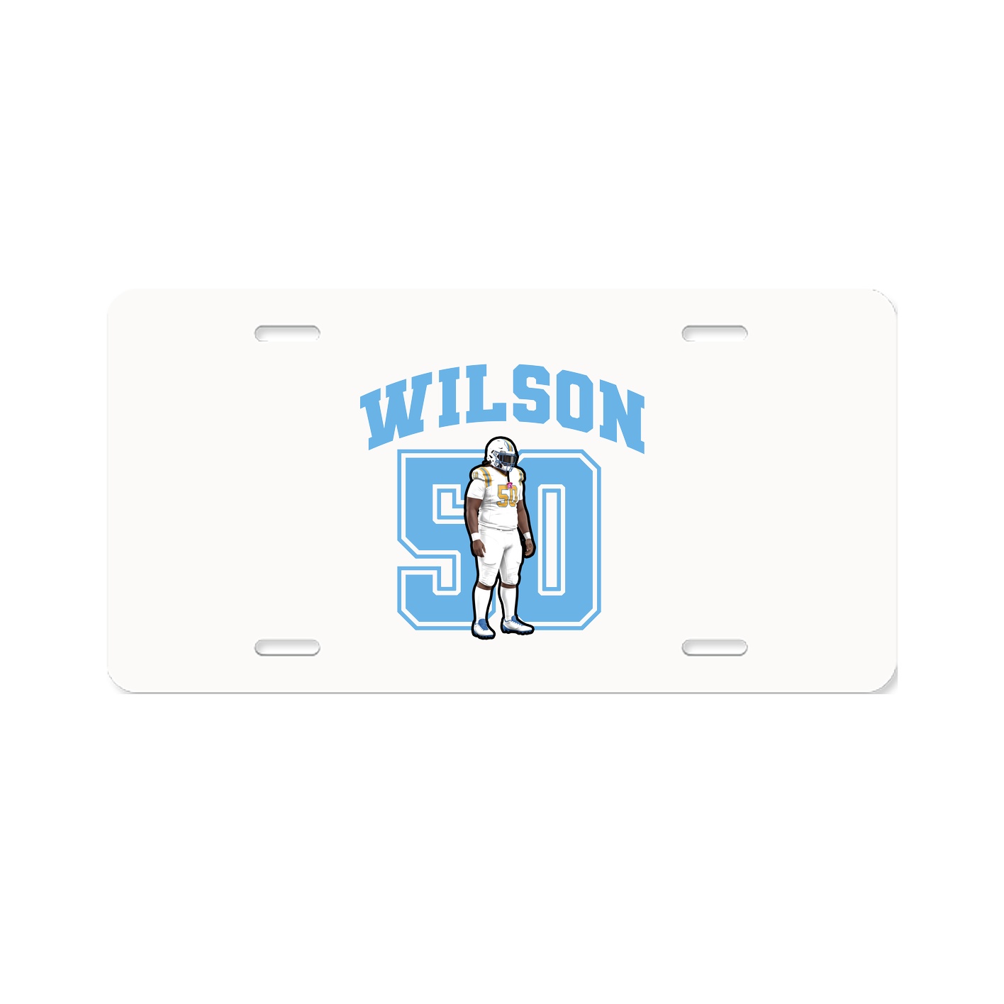 License Plate — Number in Classic