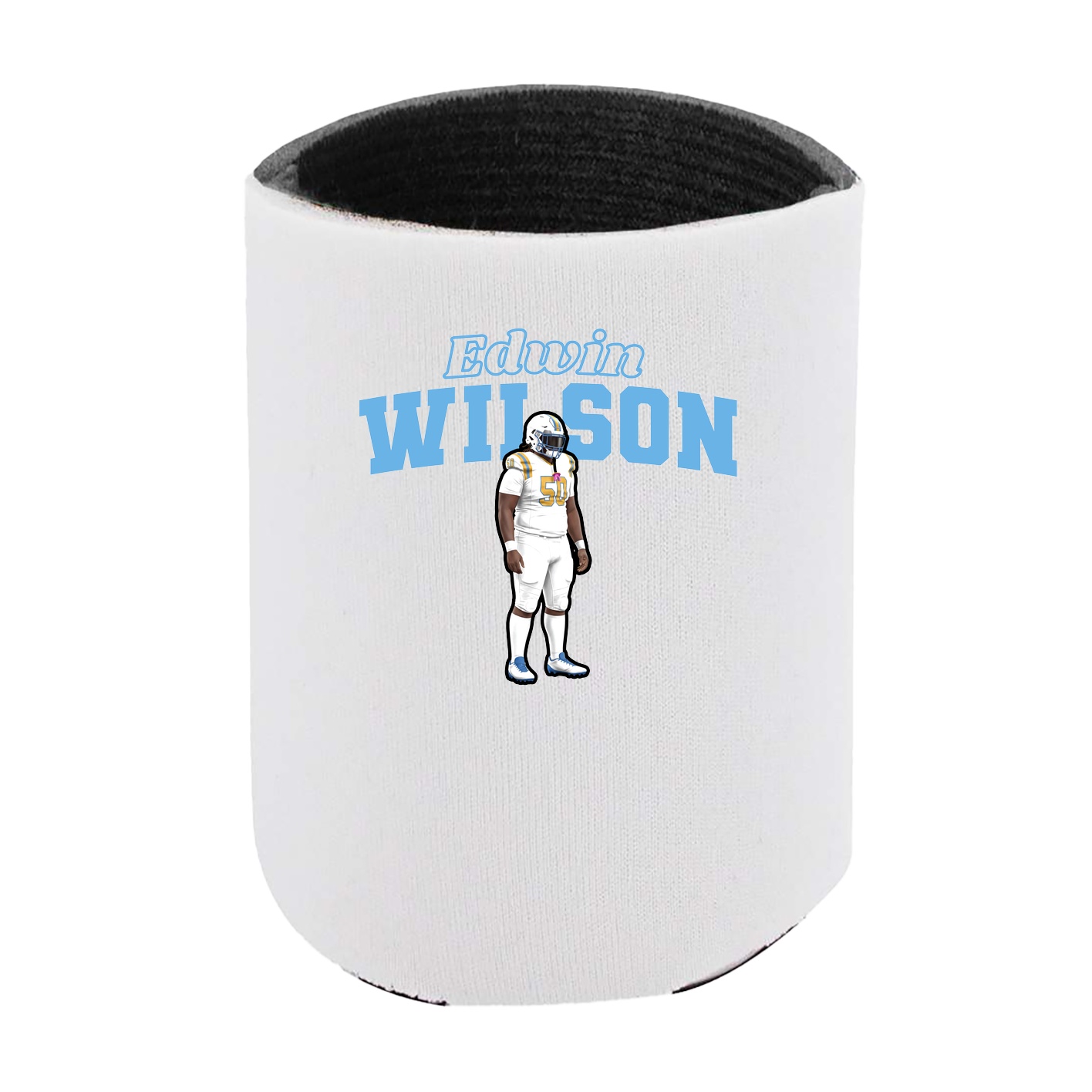Can Holder — Name Arch in White