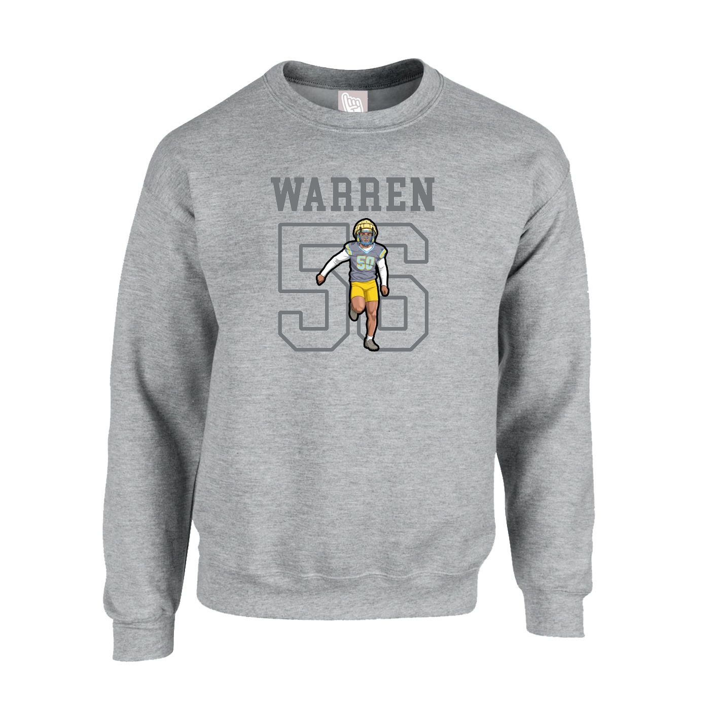 Fleece Crew — Shirsey in Grey