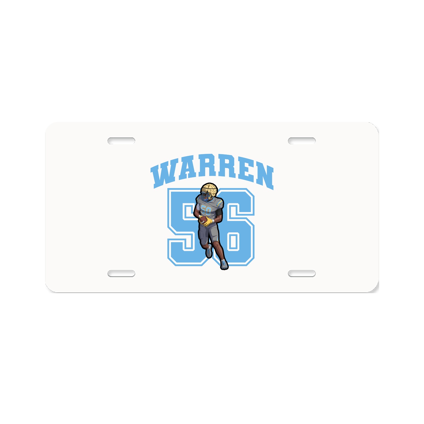 License Plate — Number in Classic
