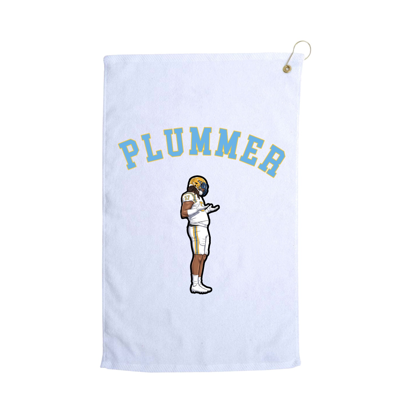 Golf Towel — Shirsey Arch in White