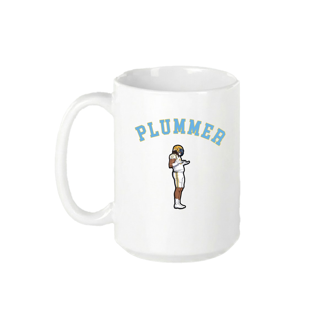 15oz Coffee Mug — Shirsey Arch in White