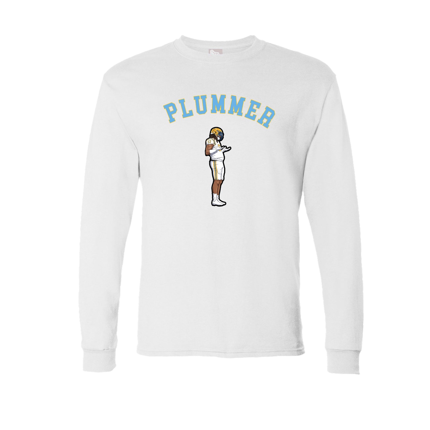 Long Sleeve Tee — Shirsey Arch in White