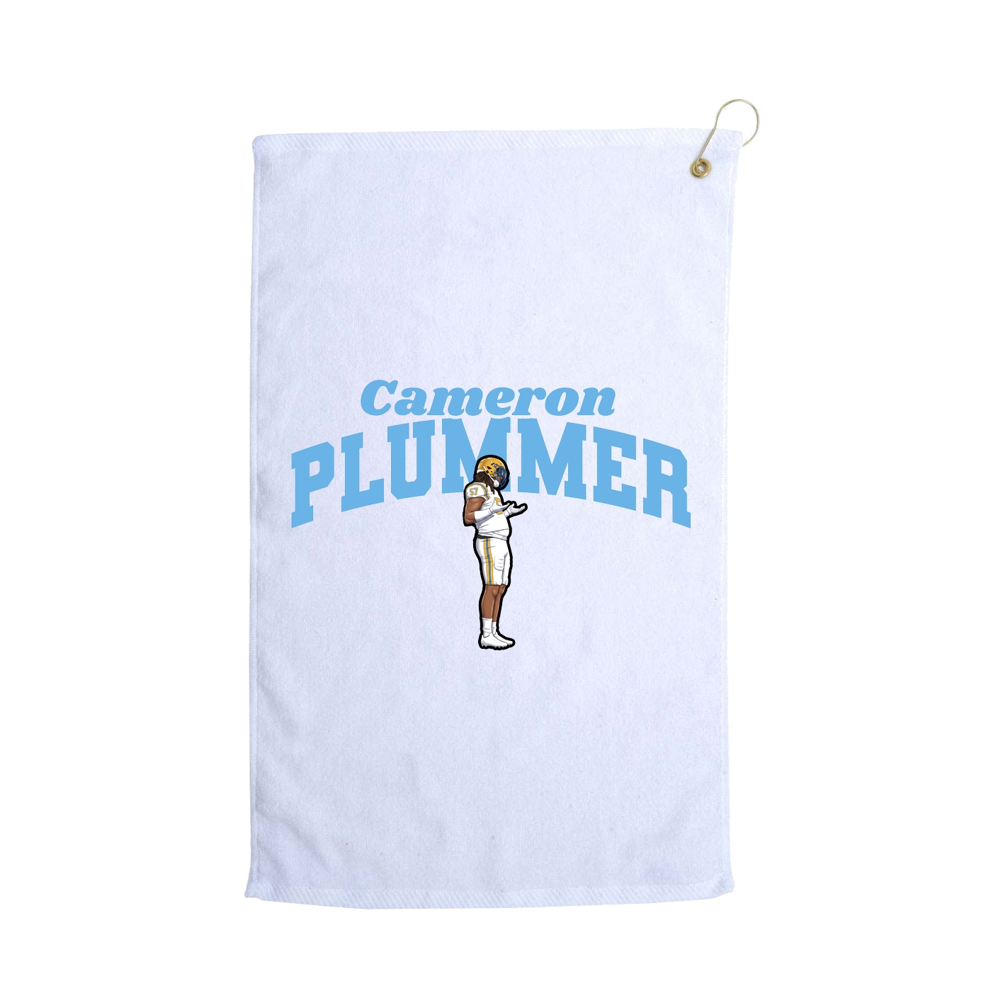 Golf Towel — Signature Arch in White