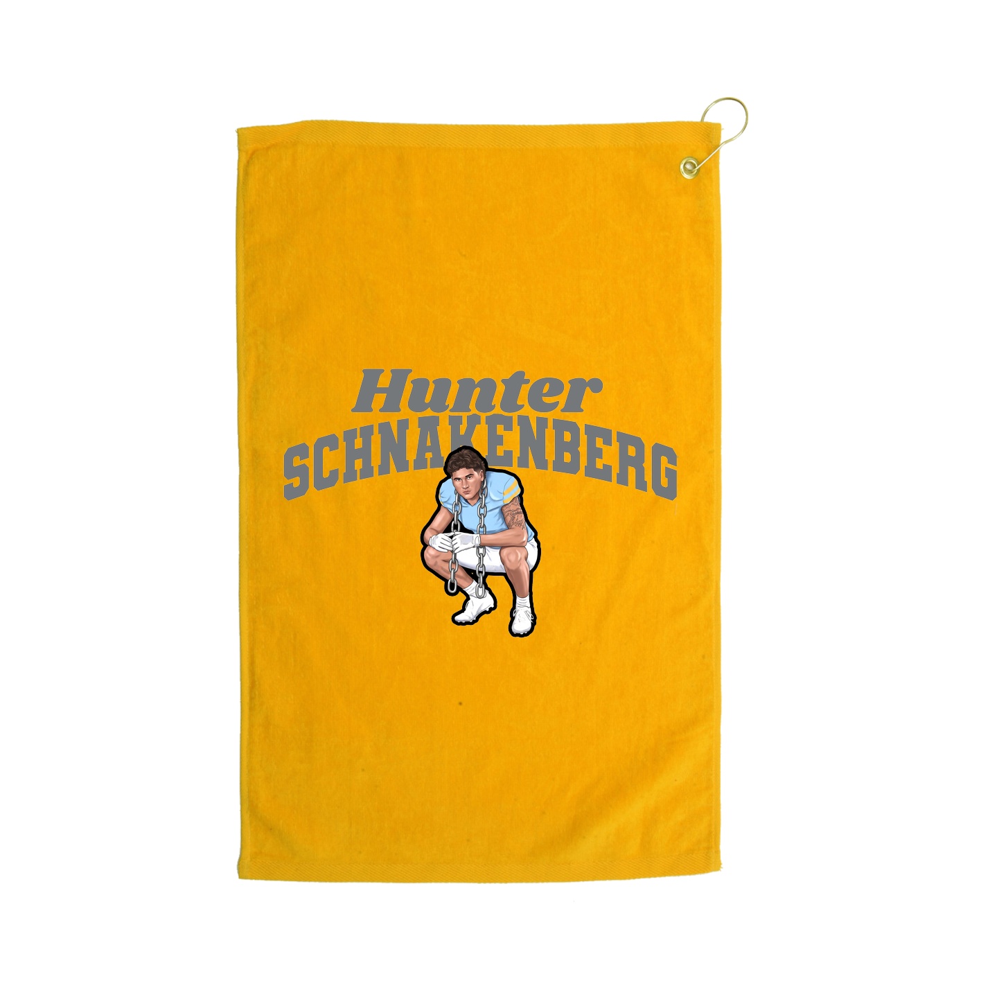 Golf Towel — Signature Arch in Gold