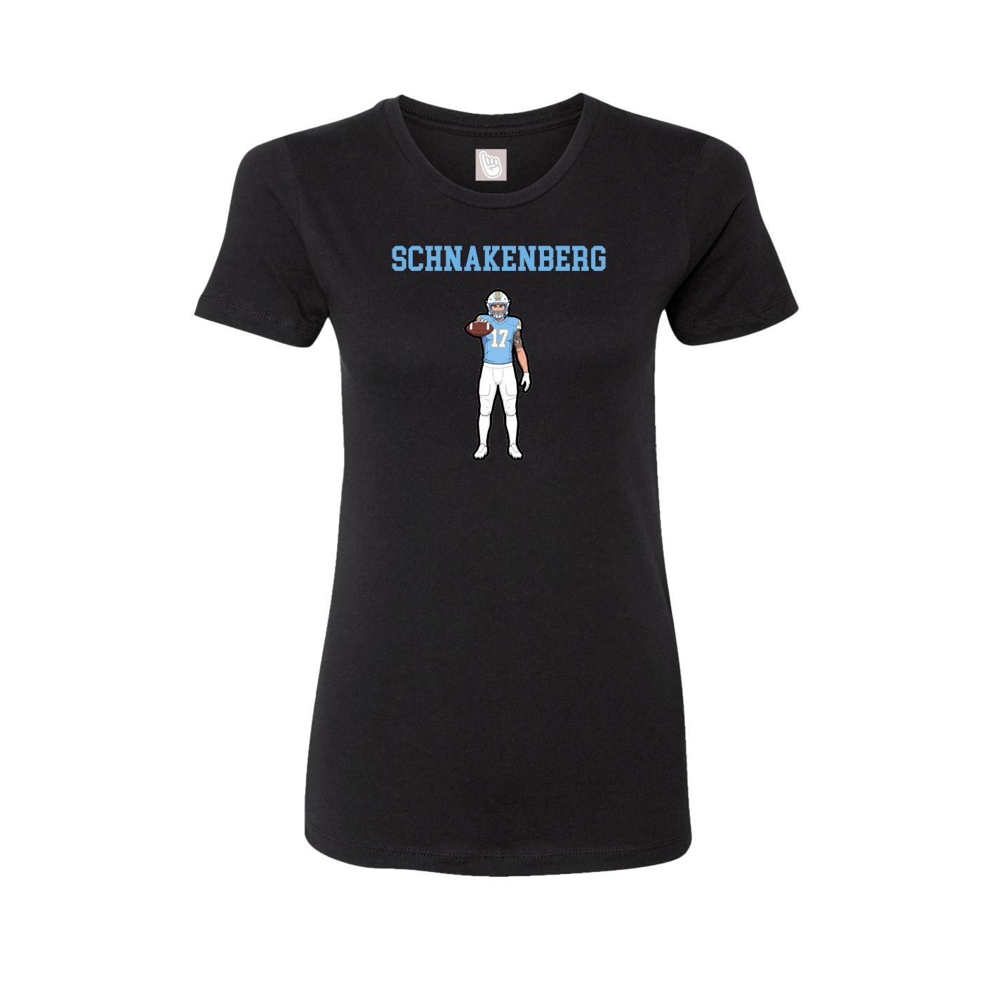 Fitted Women's Tee — Shirsey in Black