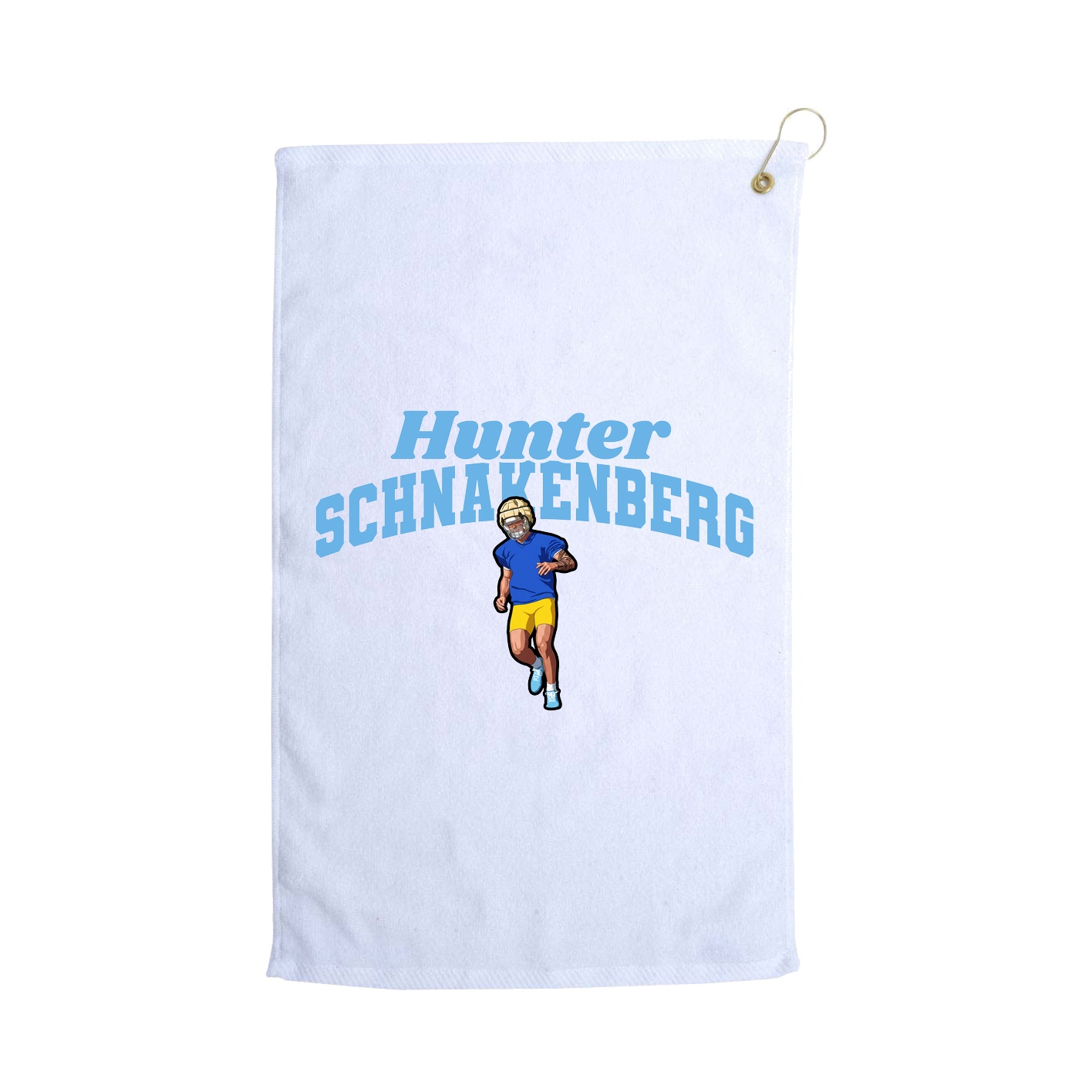 Golf Towel — Signature Arch in White