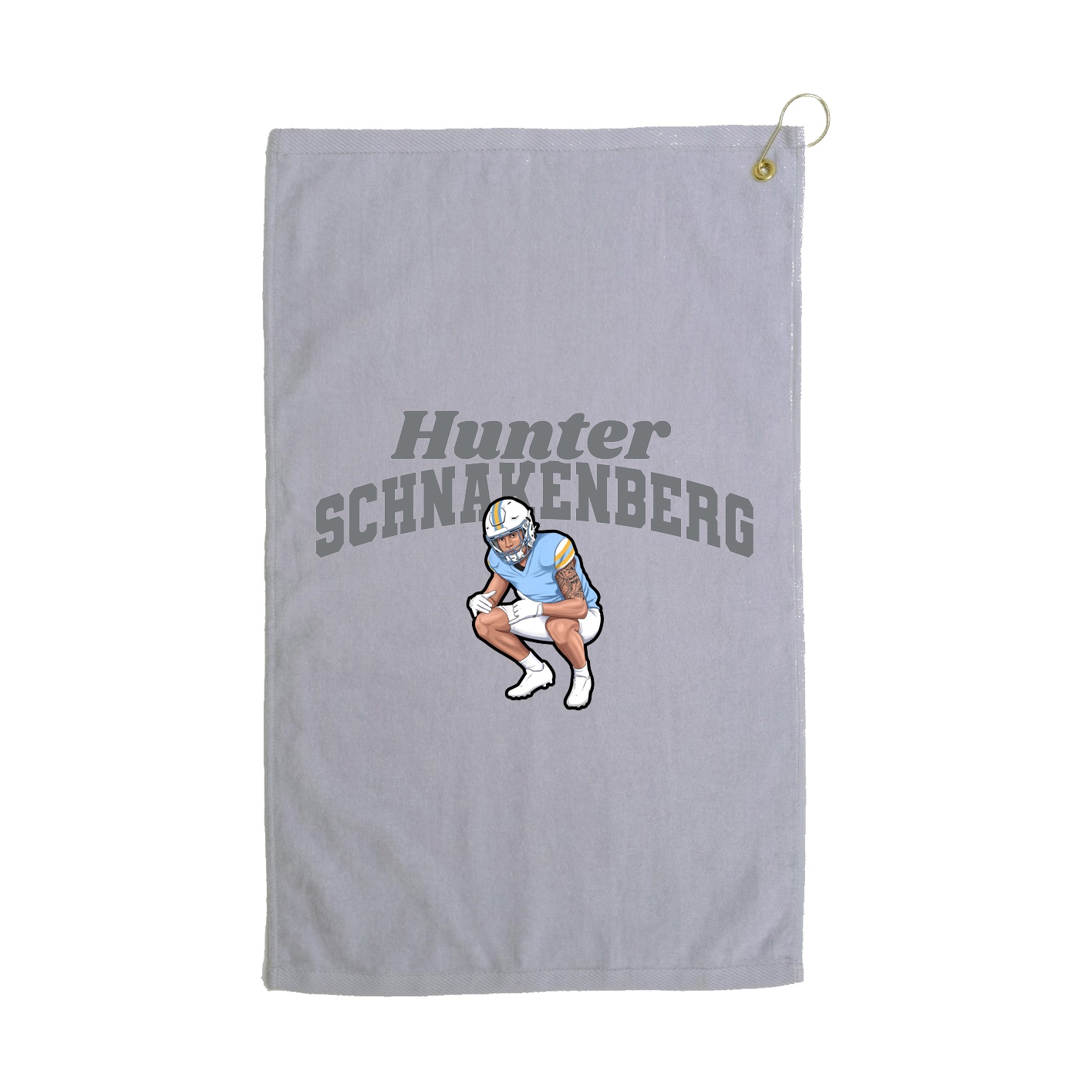 Golf Towel — Signature Arch in Grey